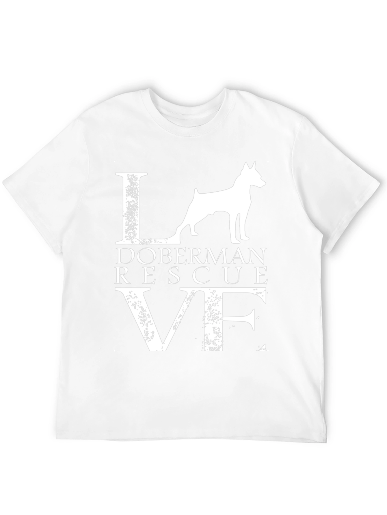 Doberman Rescue Love Graphic Tee