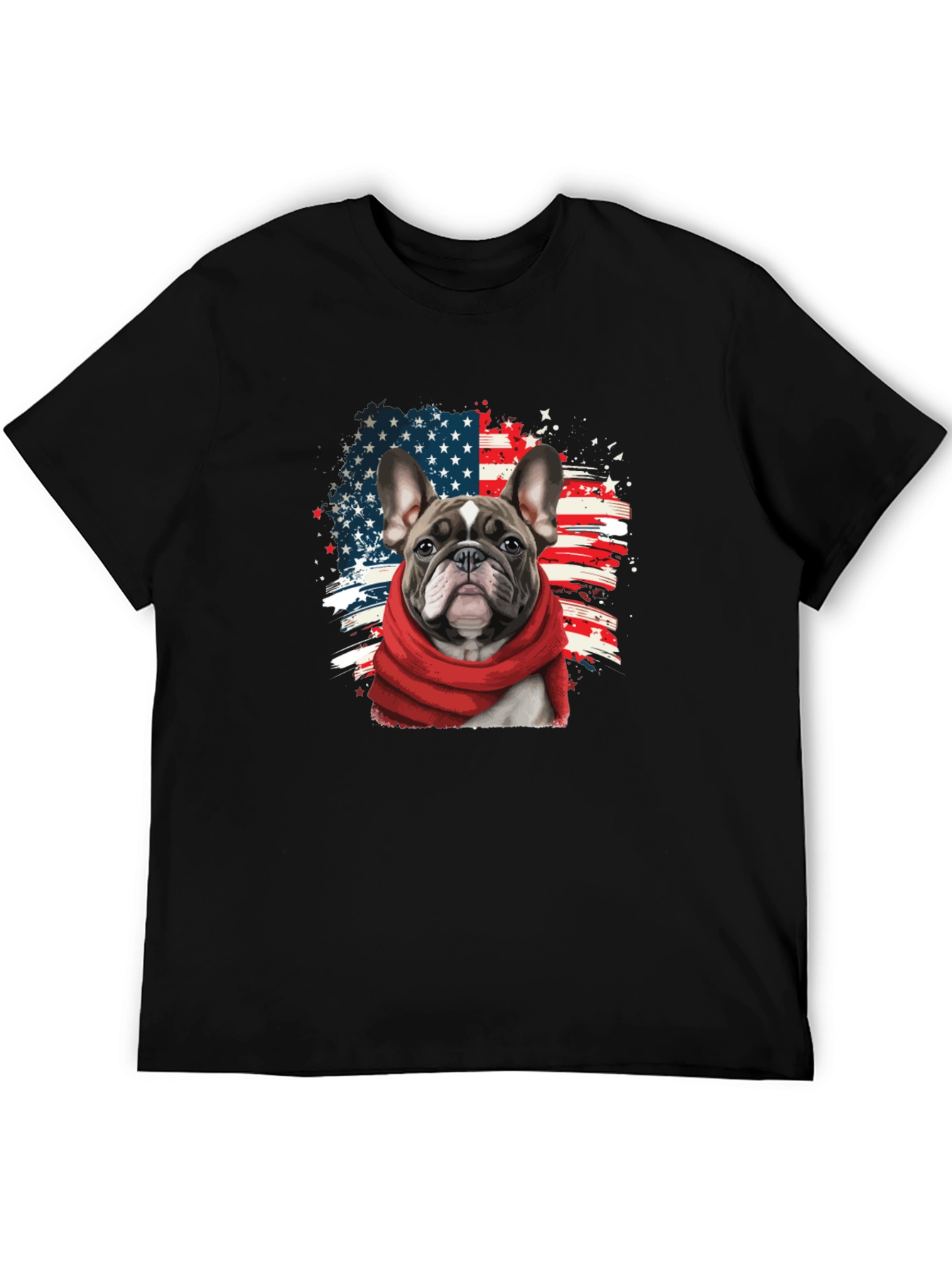 Patriotic French Bulldog T-Shirt