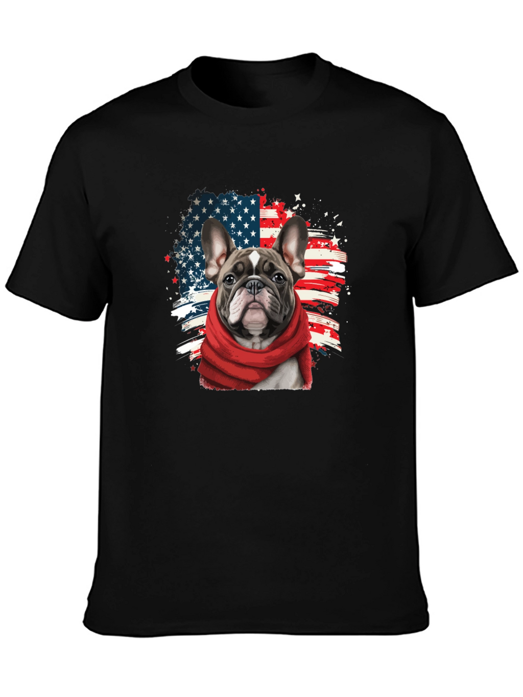 Patriotic French Bulldog T-Shirt