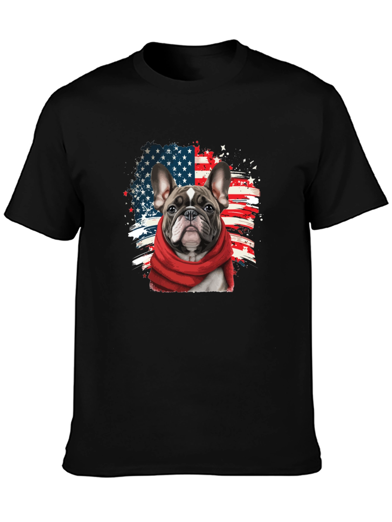 Patriotic French Bulldog T-Shirt