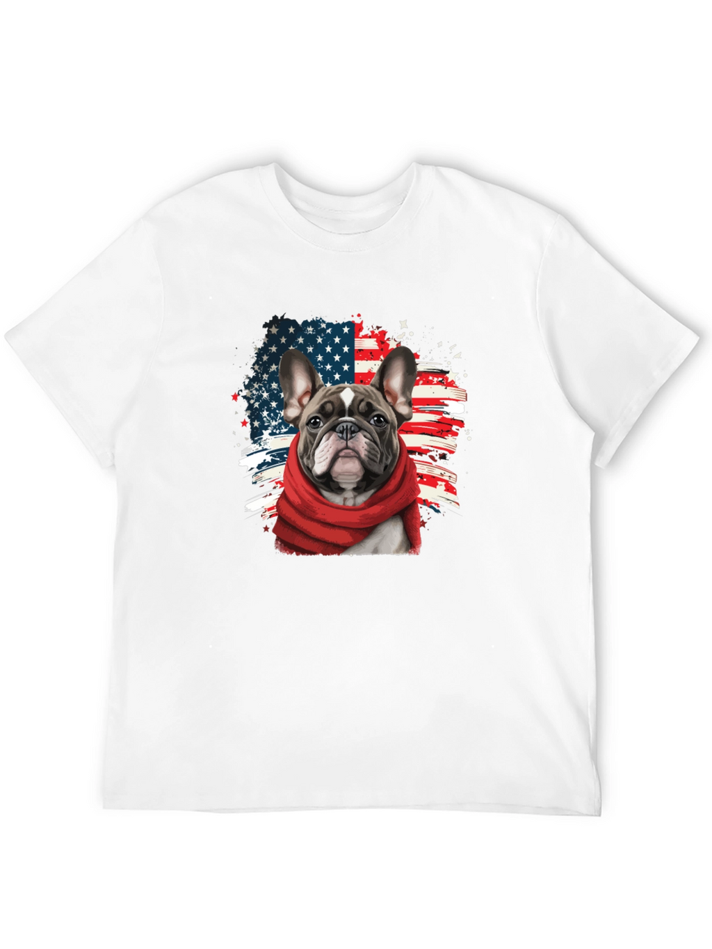 Patriotic French Bulldog T-Shirt