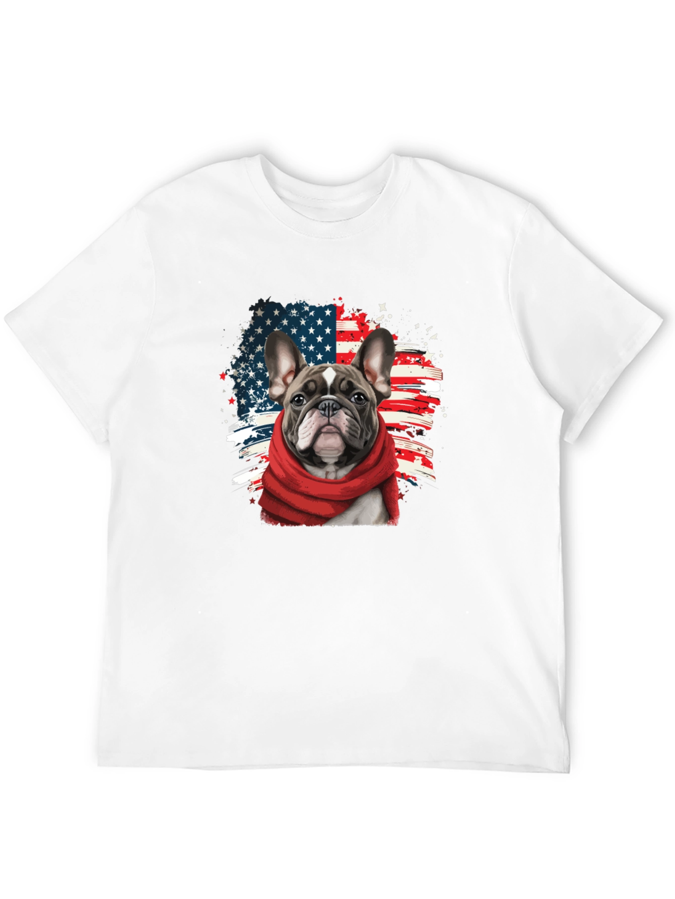 Patriotic French Bulldog T-Shirt