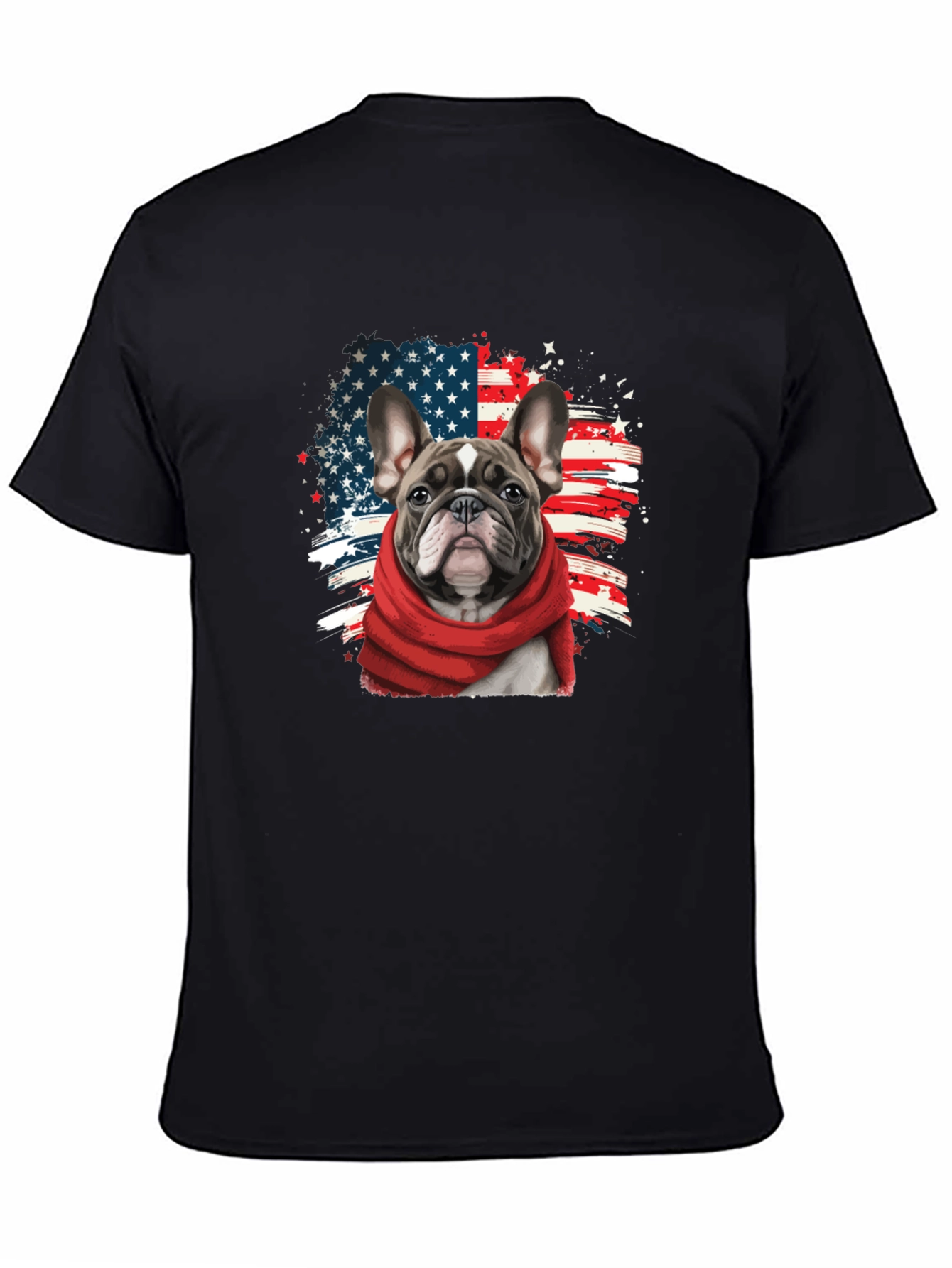 Patriotic French Bulldog T-Shirt