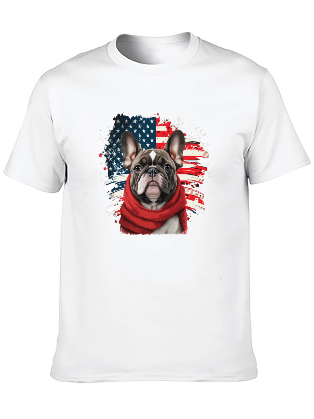 Patriotic French Bulldog T-Shirt