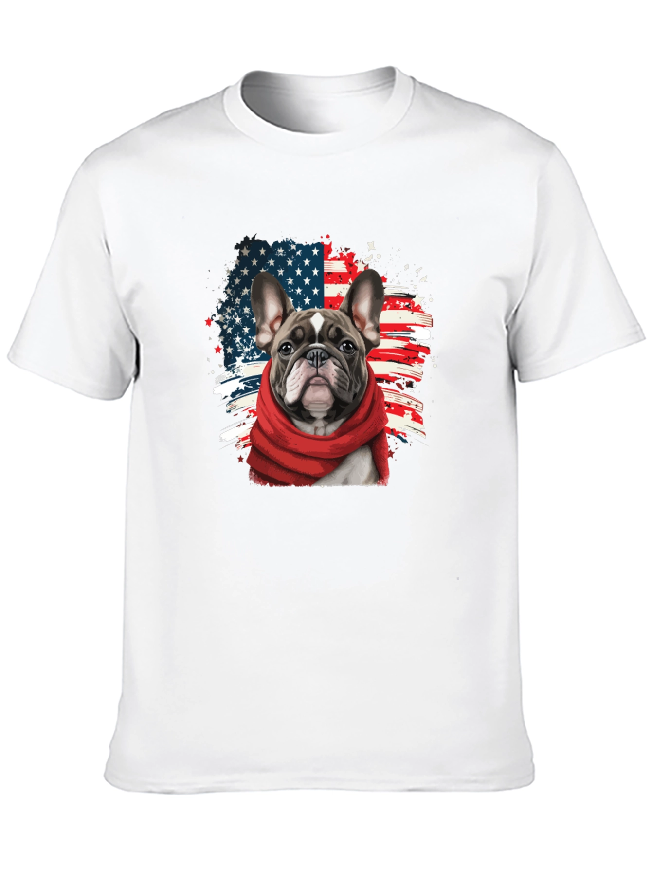 Patriotic French Bulldog T-Shirt