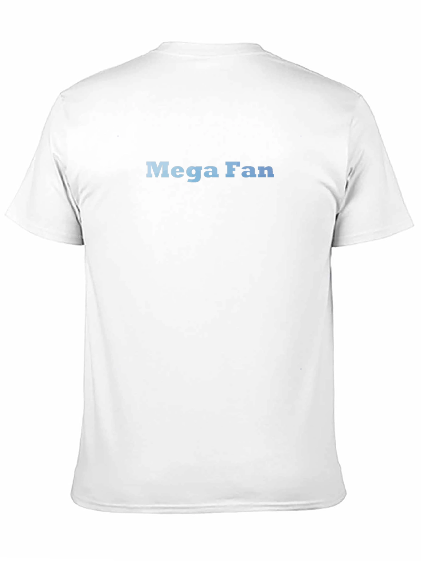 Mega Fan Black Crew Neck T-Shirt