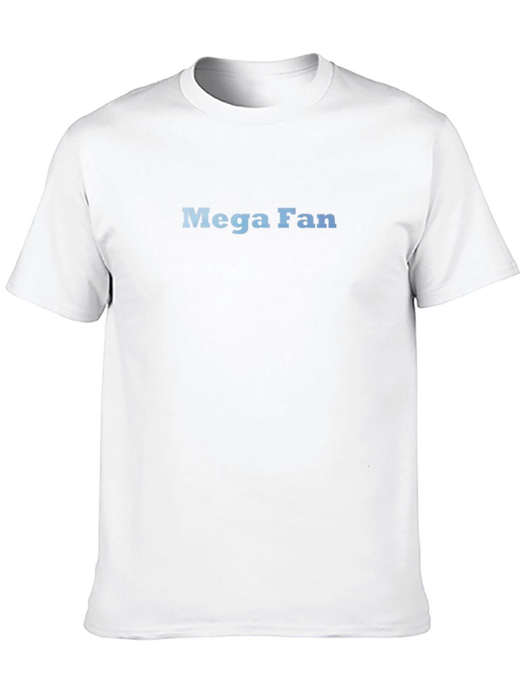 Mega Fan Black Crew Neck T-Shirt