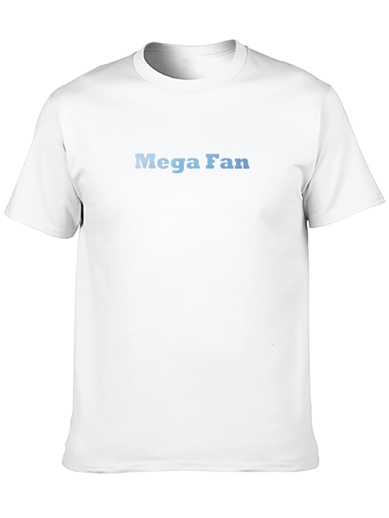 Mega Fan Black Crew Neck T-Shirt