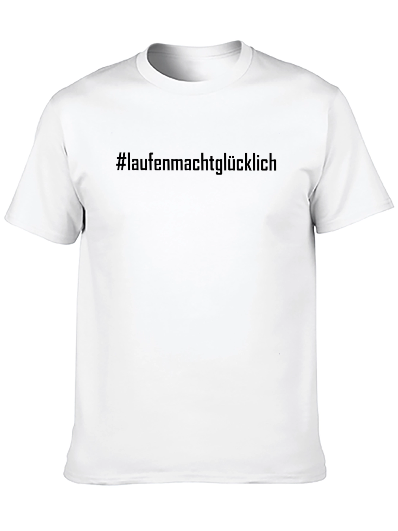 Laufen Macht Glücklich Black T-Shirt