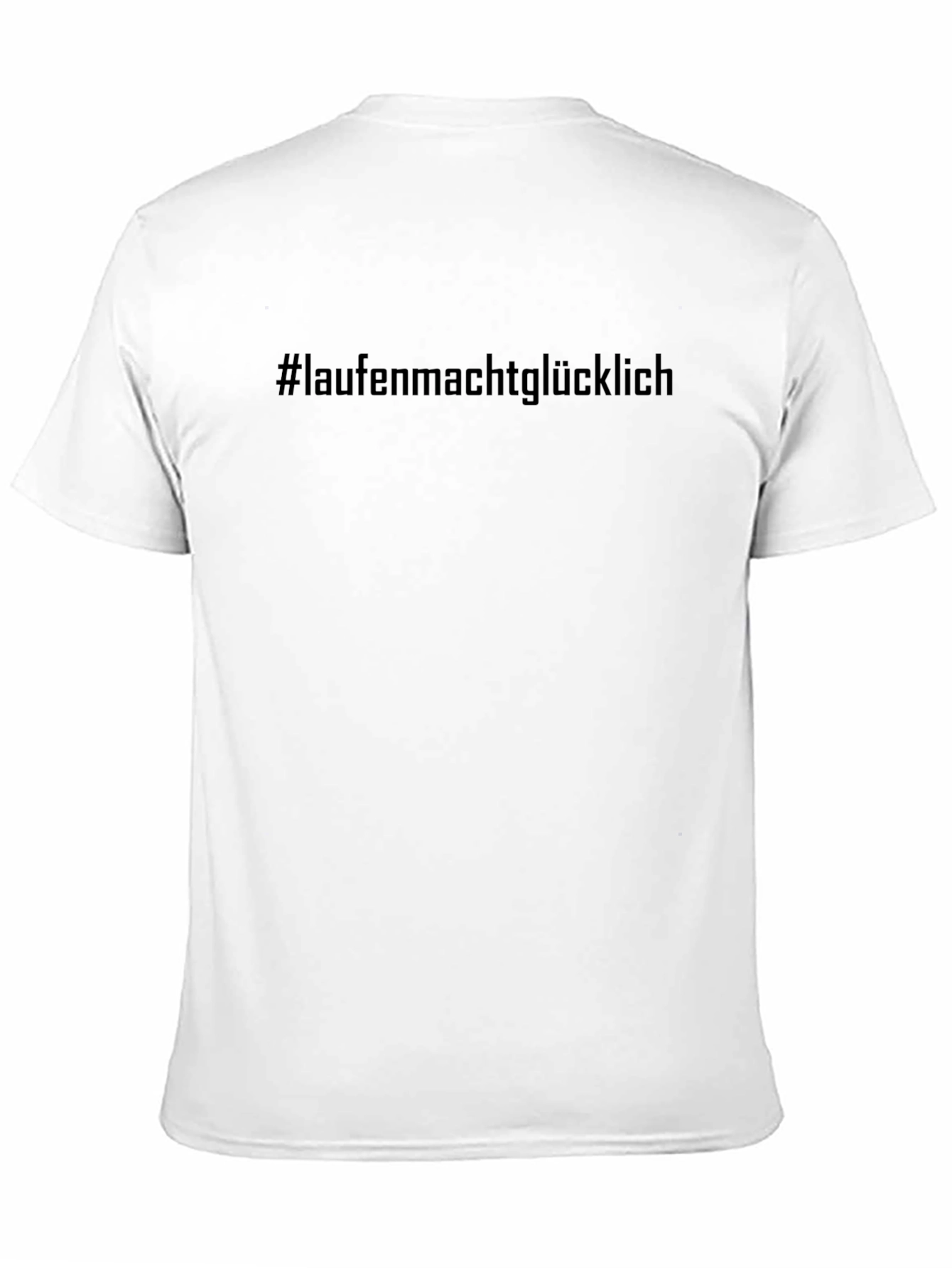 Laufen Macht Glücklich Black T-Shirt