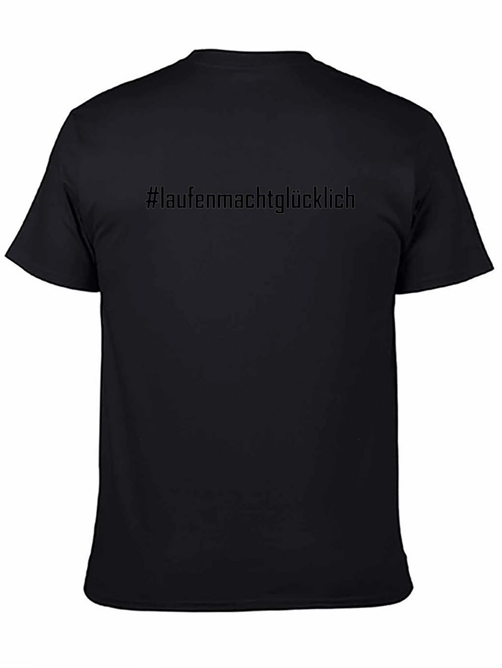 Laufen Macht Glücklich Black T-Shirt