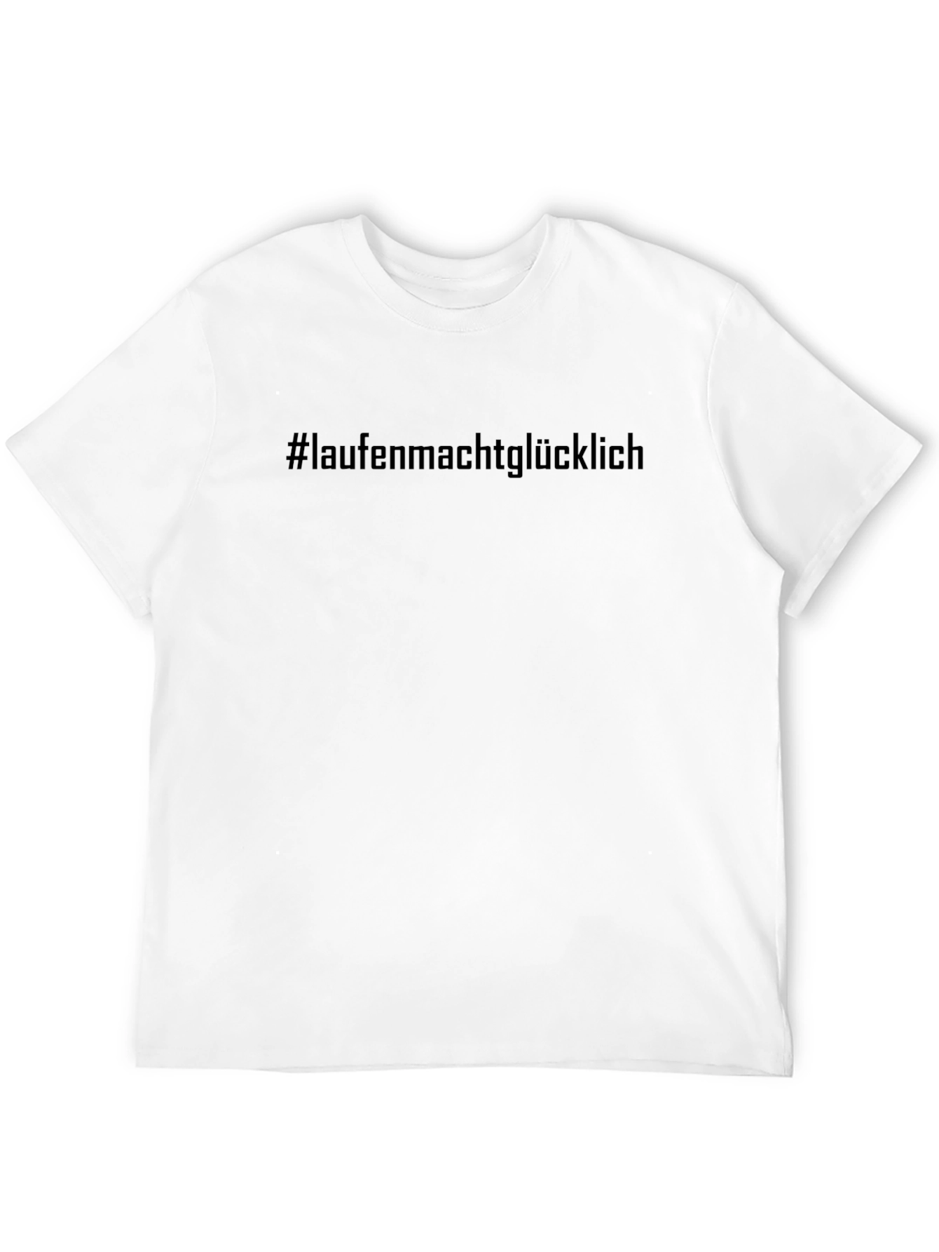 Laufen Macht Glücklich Black T-Shirt
