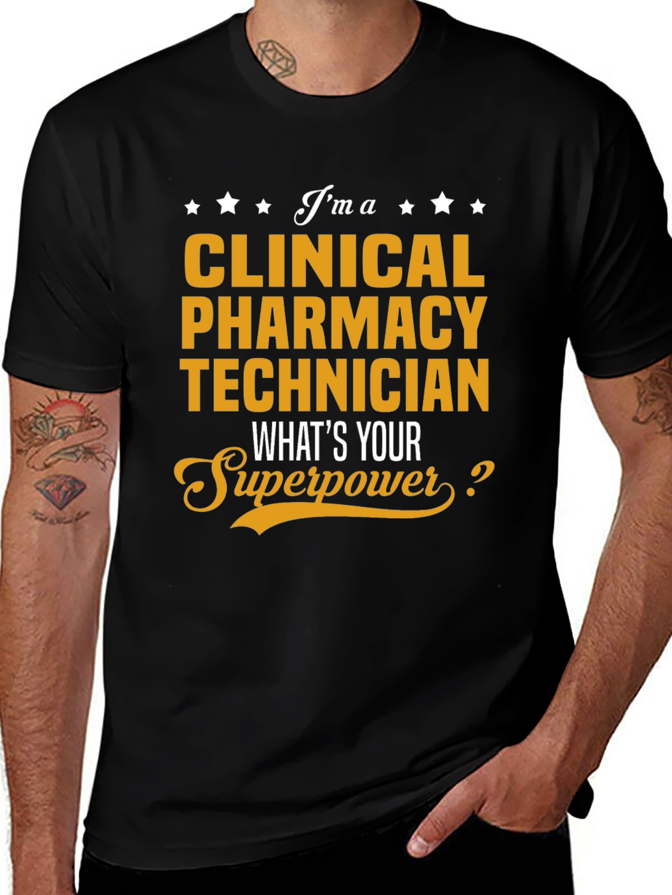 Clinical Pharmacy Technician Superpower T-Shirt