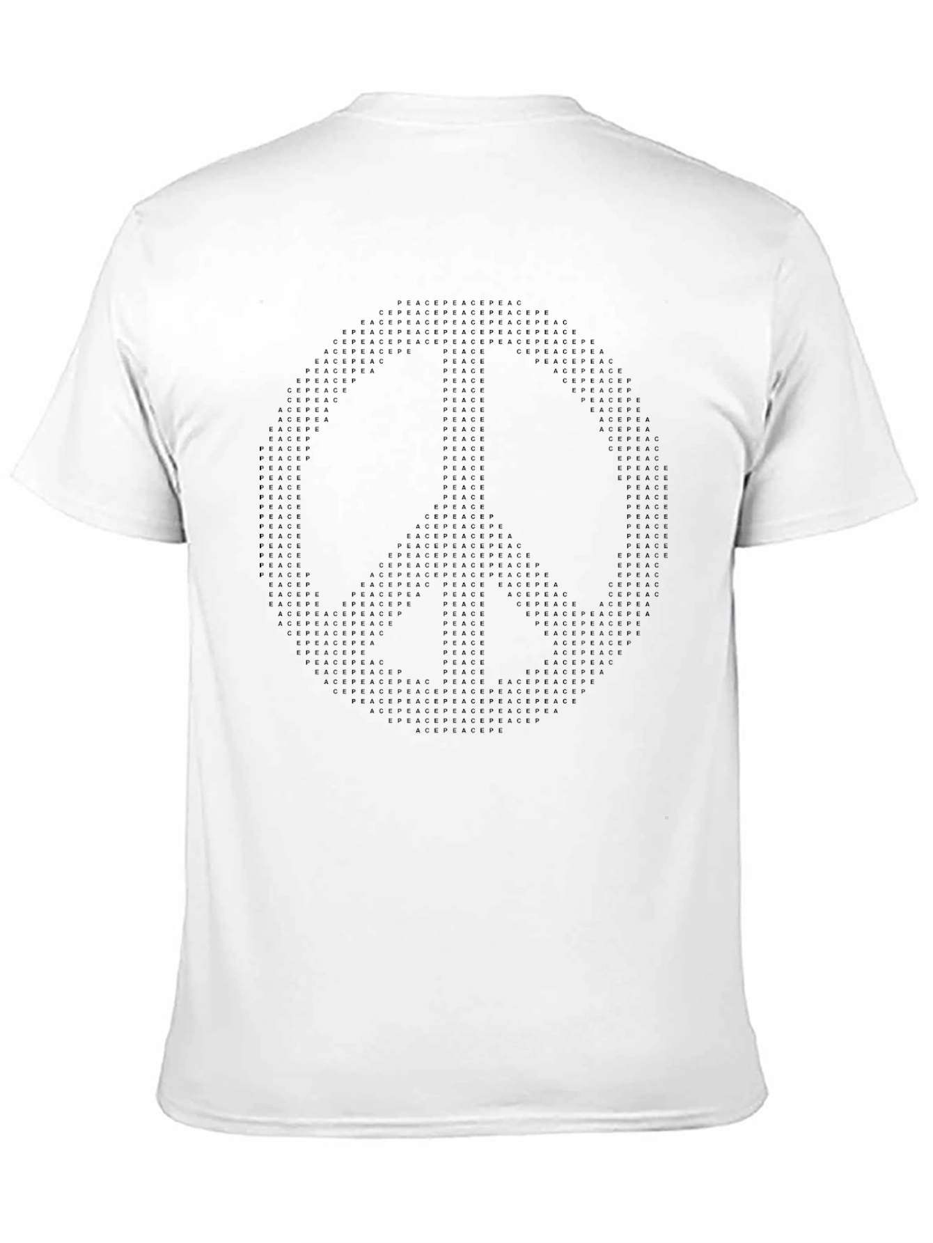 Peace Sign Graphic T-Shirt - Black