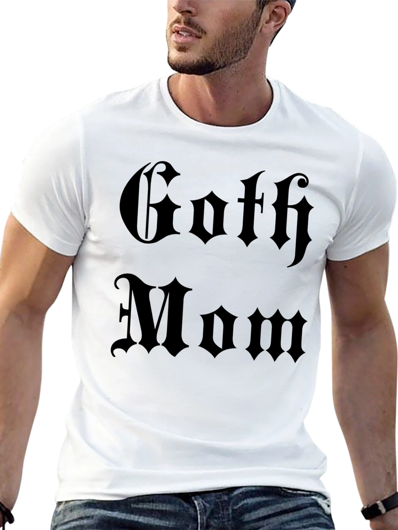 Goth Mom Graphic Tee - Dark Aesthetic