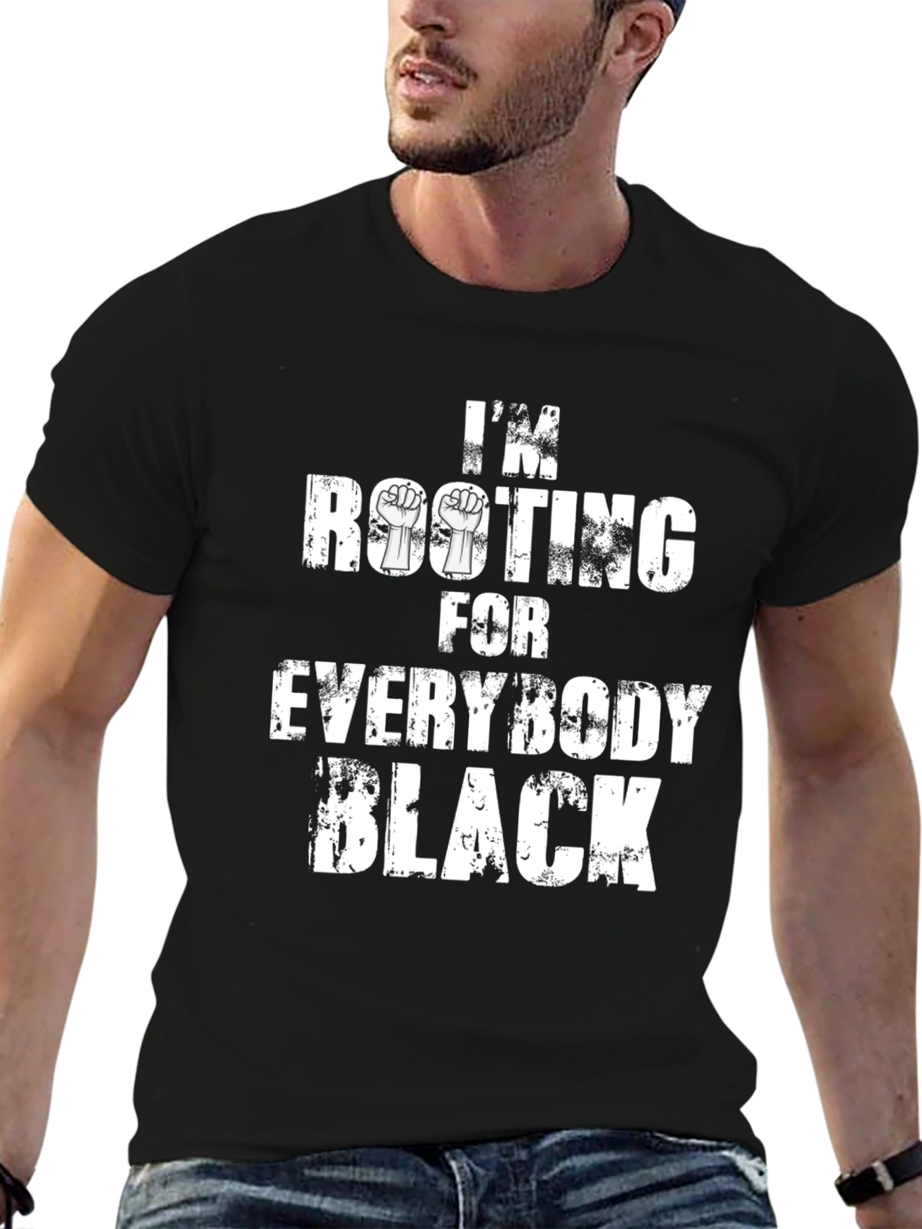 Im Rooting For Everybody Black T-Shirt