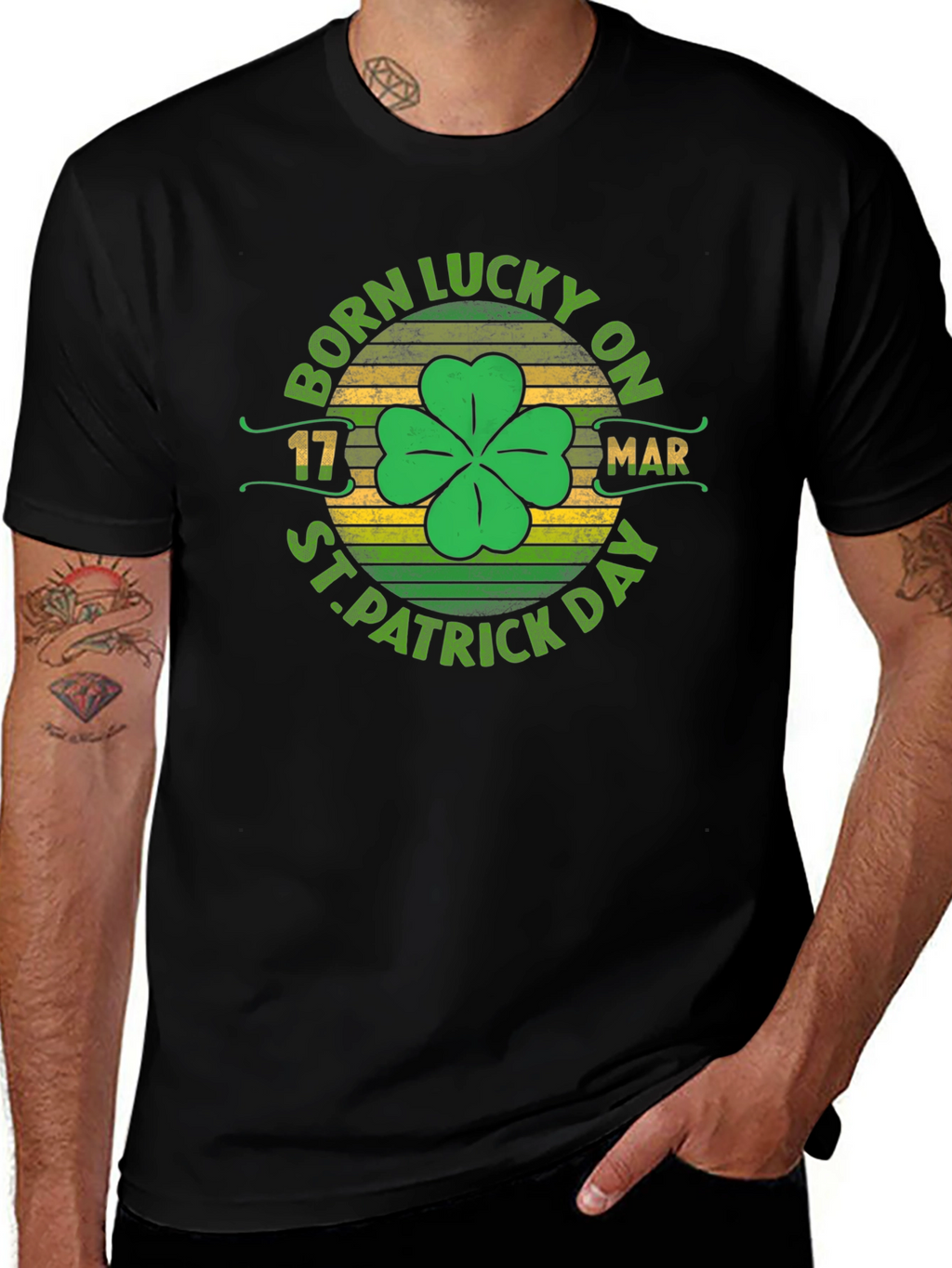 Lucky St. Patricks Day Graphic T-Shirt