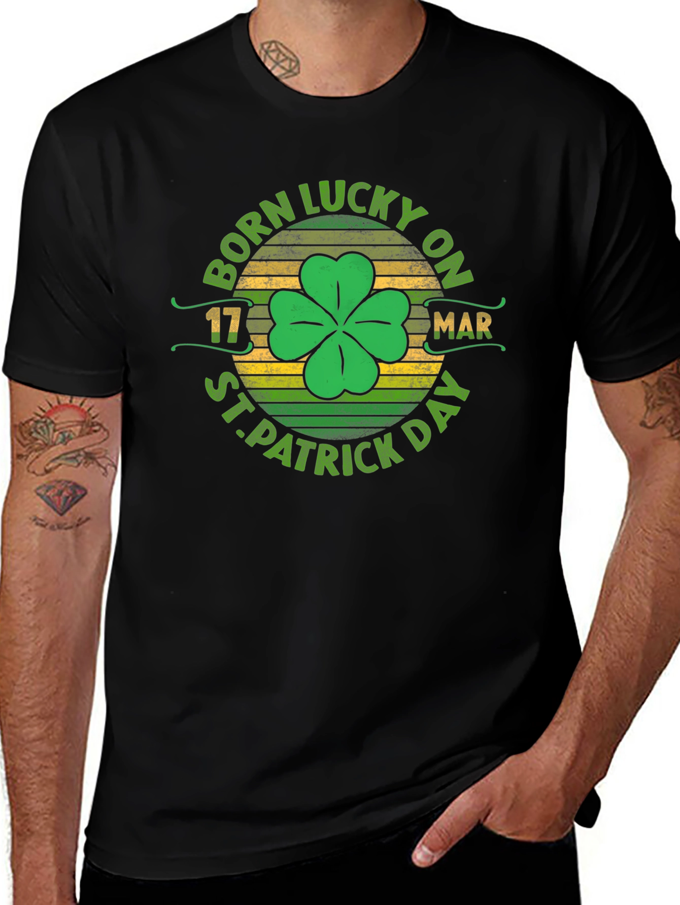 Lucky St. Patricks Day Graphic T-Shirt
