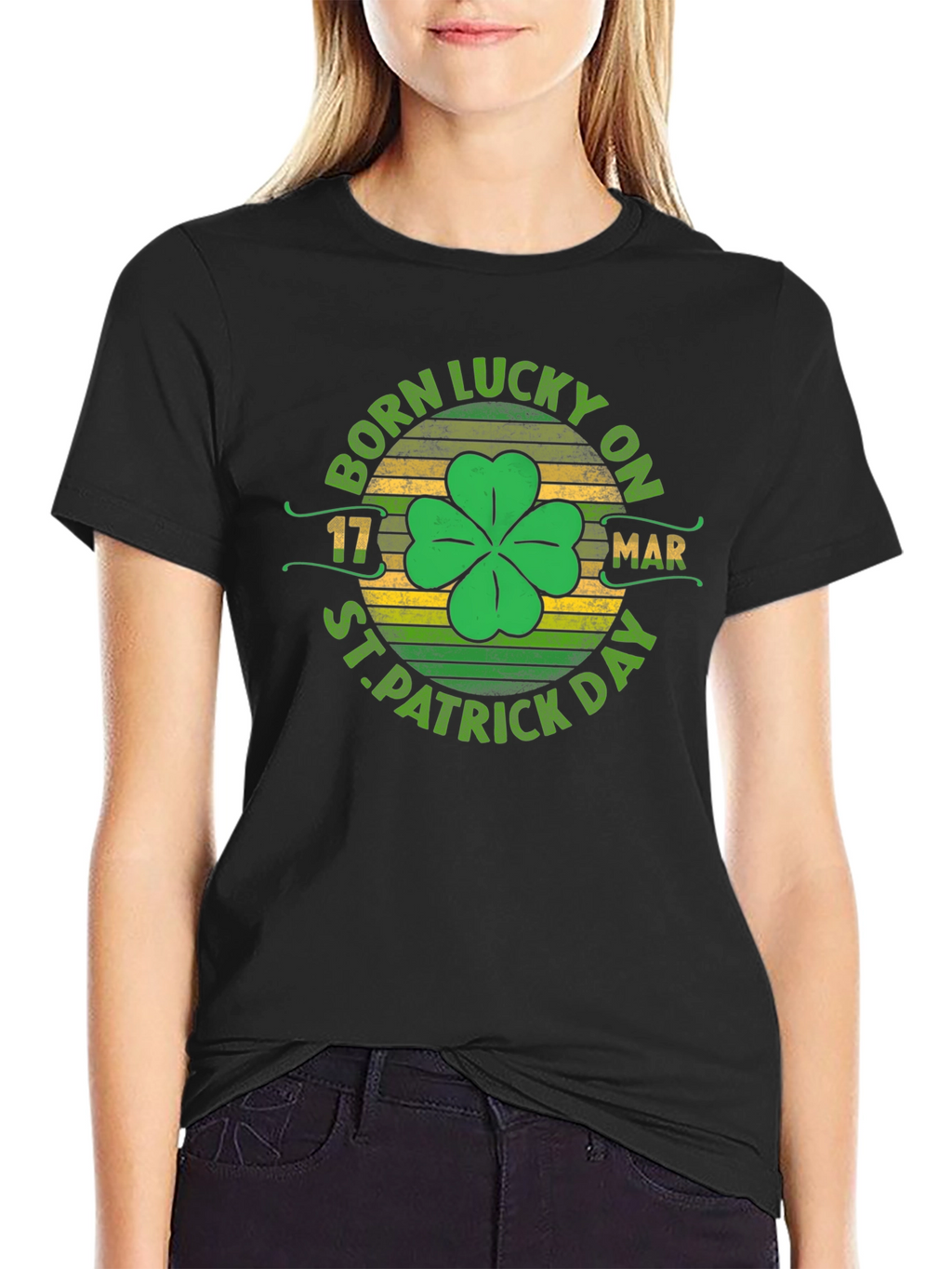 Lucky St. Patricks Day Graphic T-Shirt