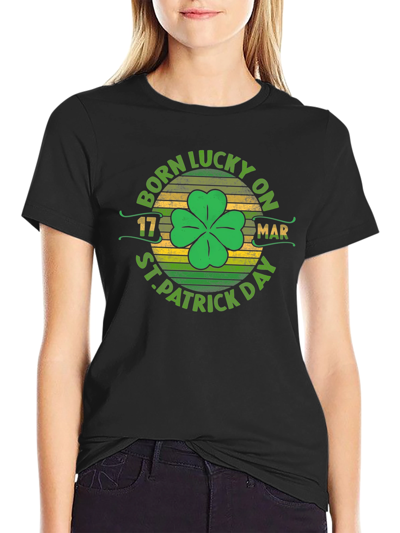 Lucky St. Patricks Day Graphic T-Shirt