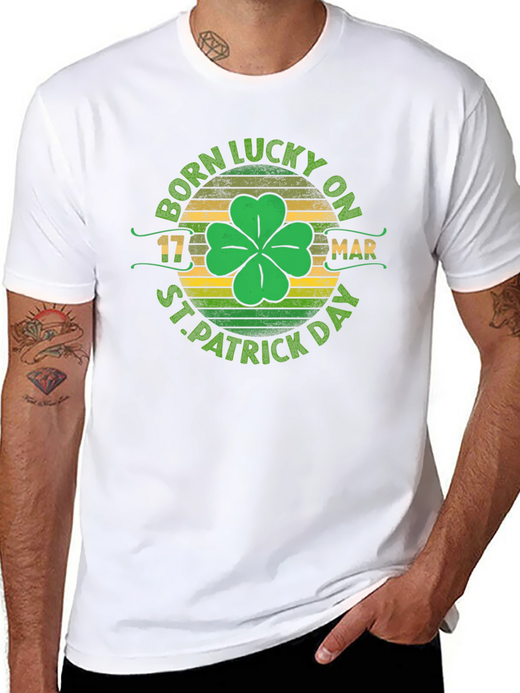 Lucky St. Patricks Day Graphic T-Shirt