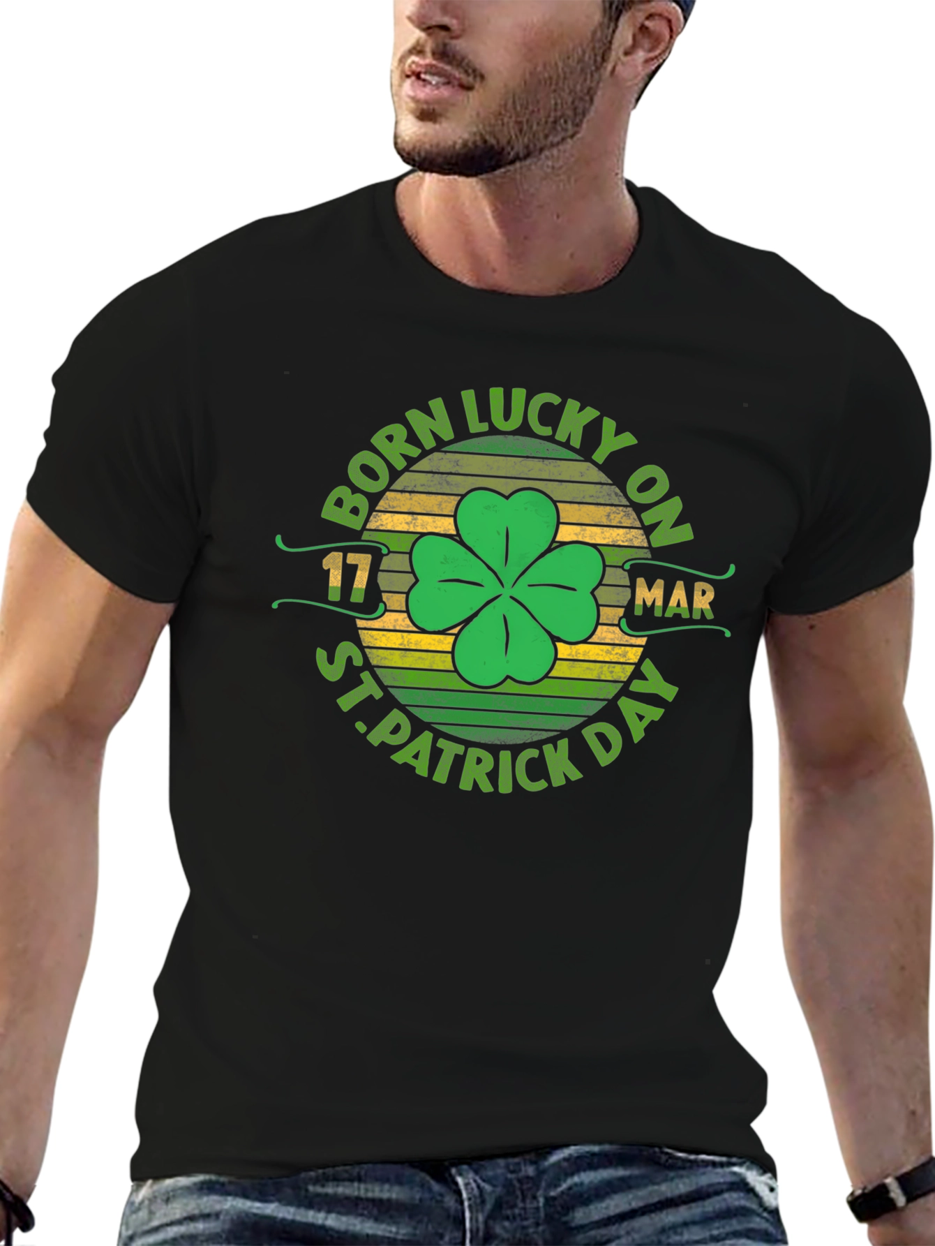 Lucky St. Patricks Day Graphic T-Shirt