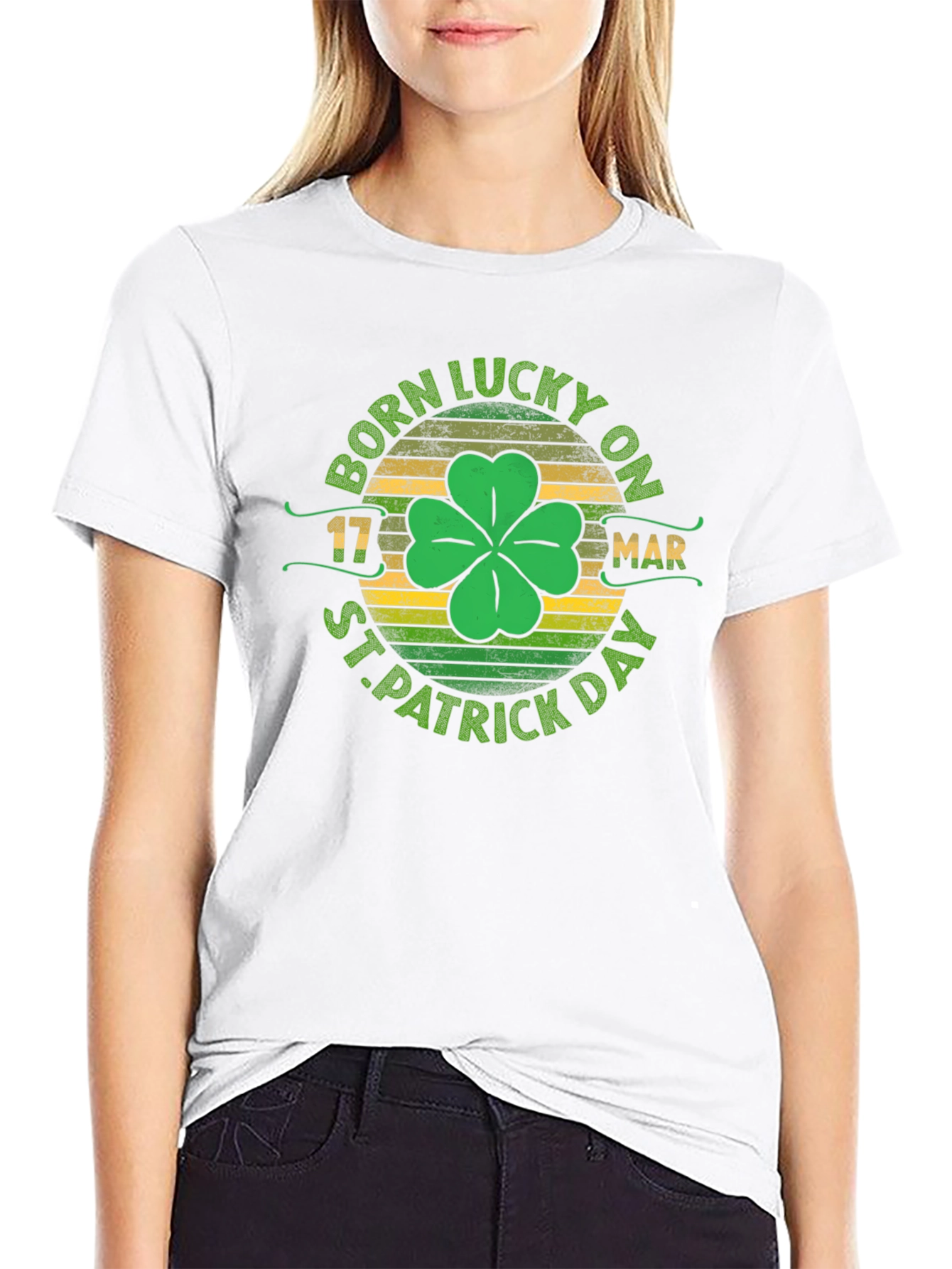 Lucky St. Patricks Day Graphic T-Shirt