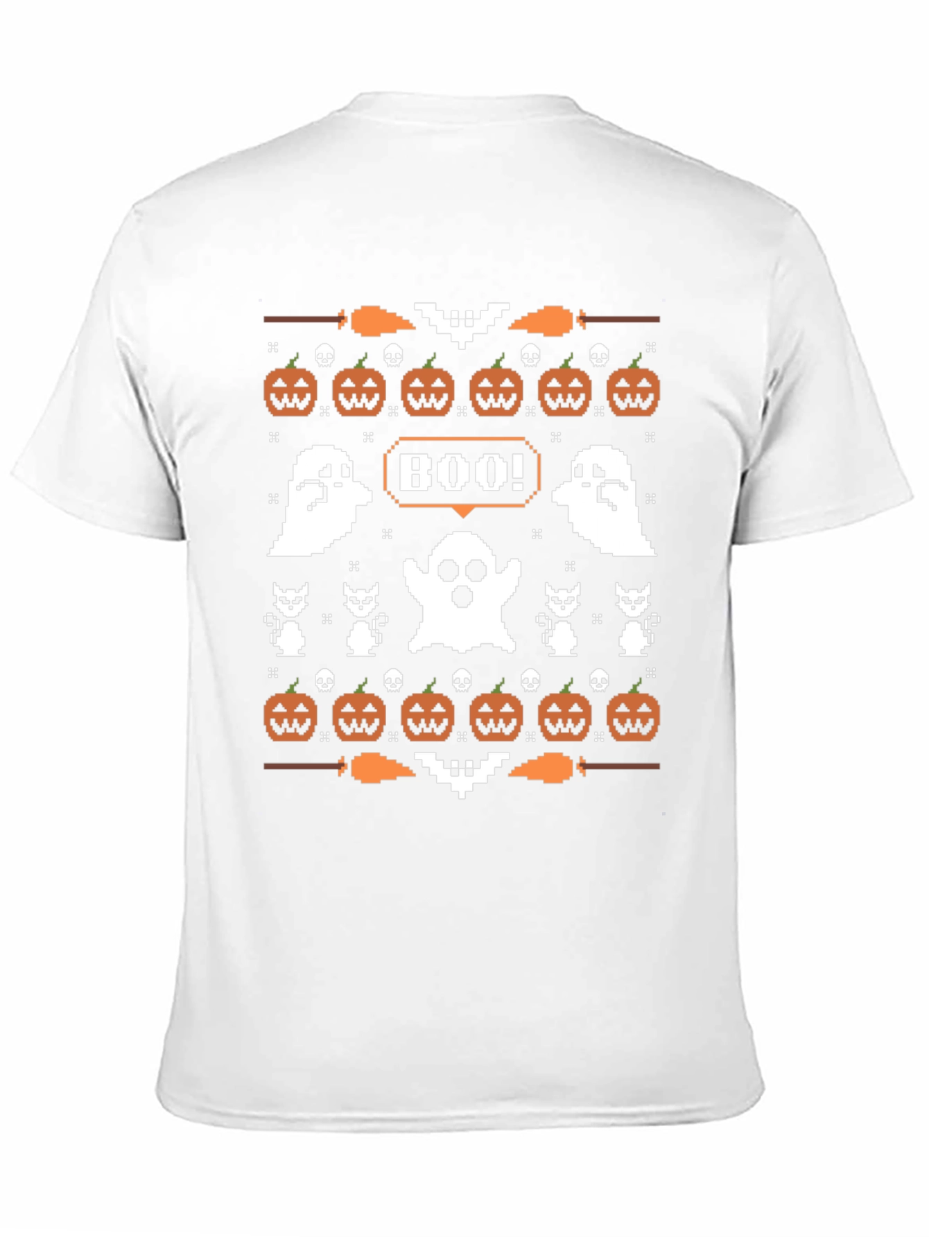 Boo Halloween Pixel Art T-Shirt