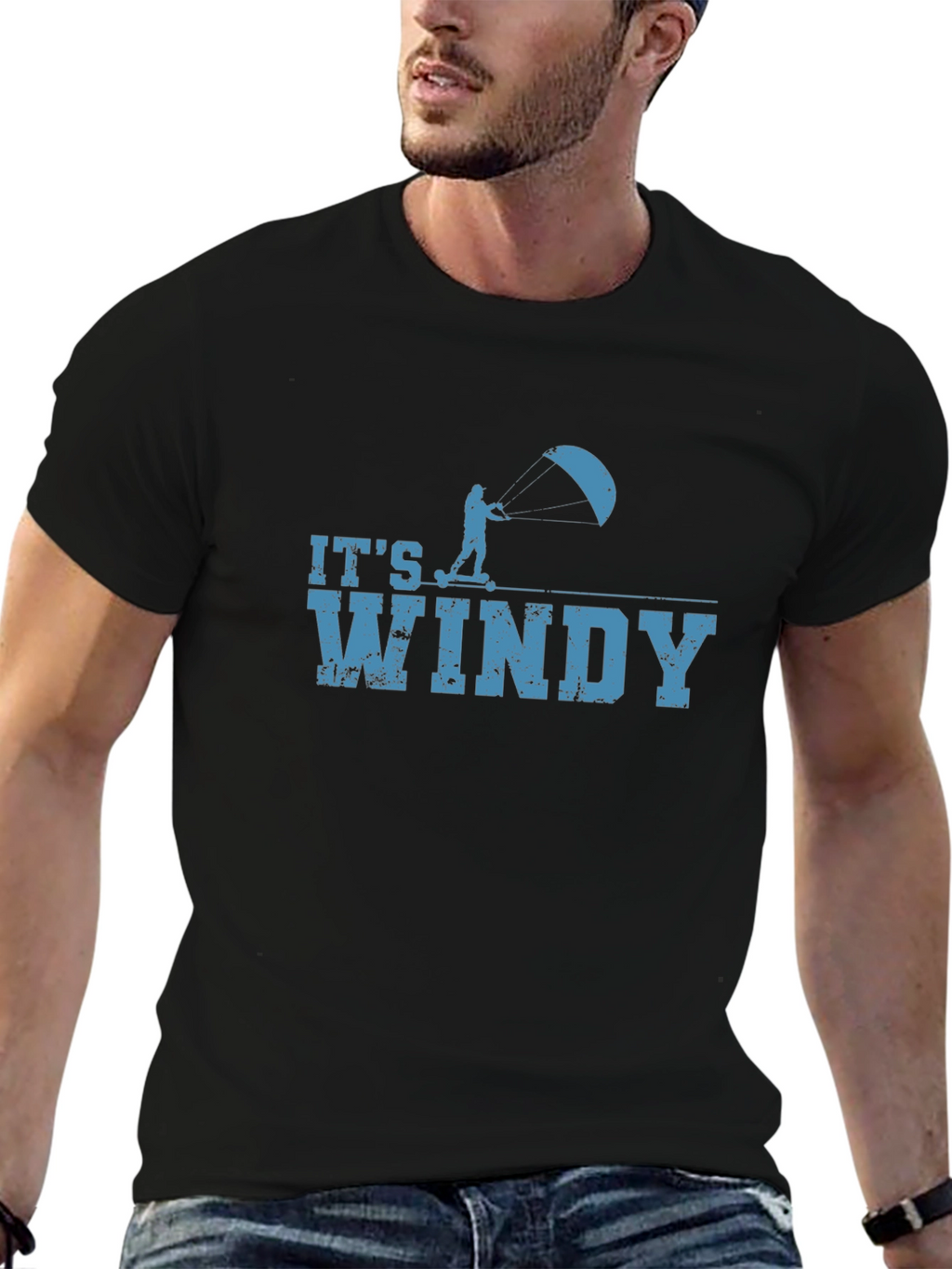Its Windy T-Shirt - Kitesurfing Tee