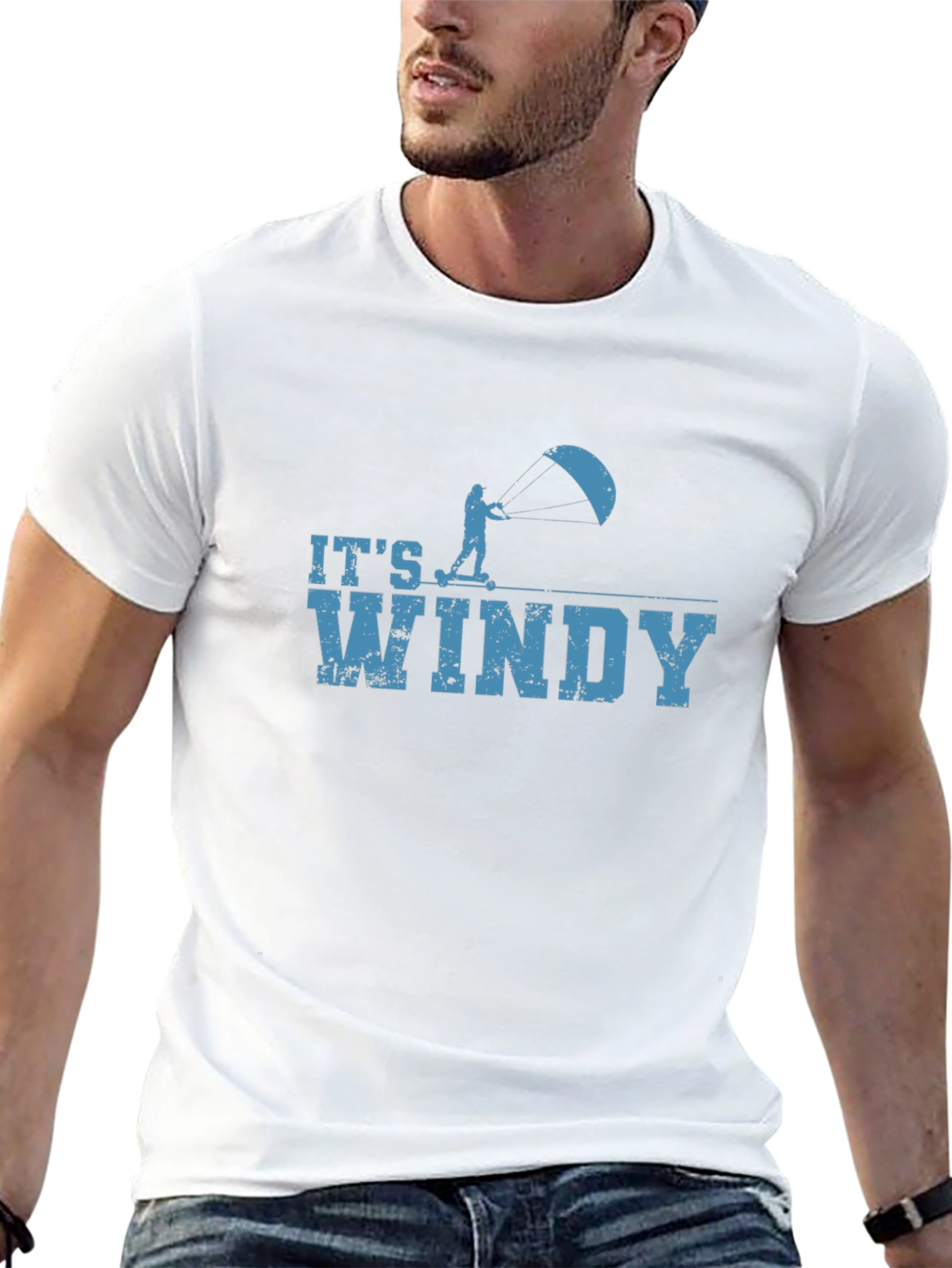 Its Windy T-Shirt - Kitesurfing Tee