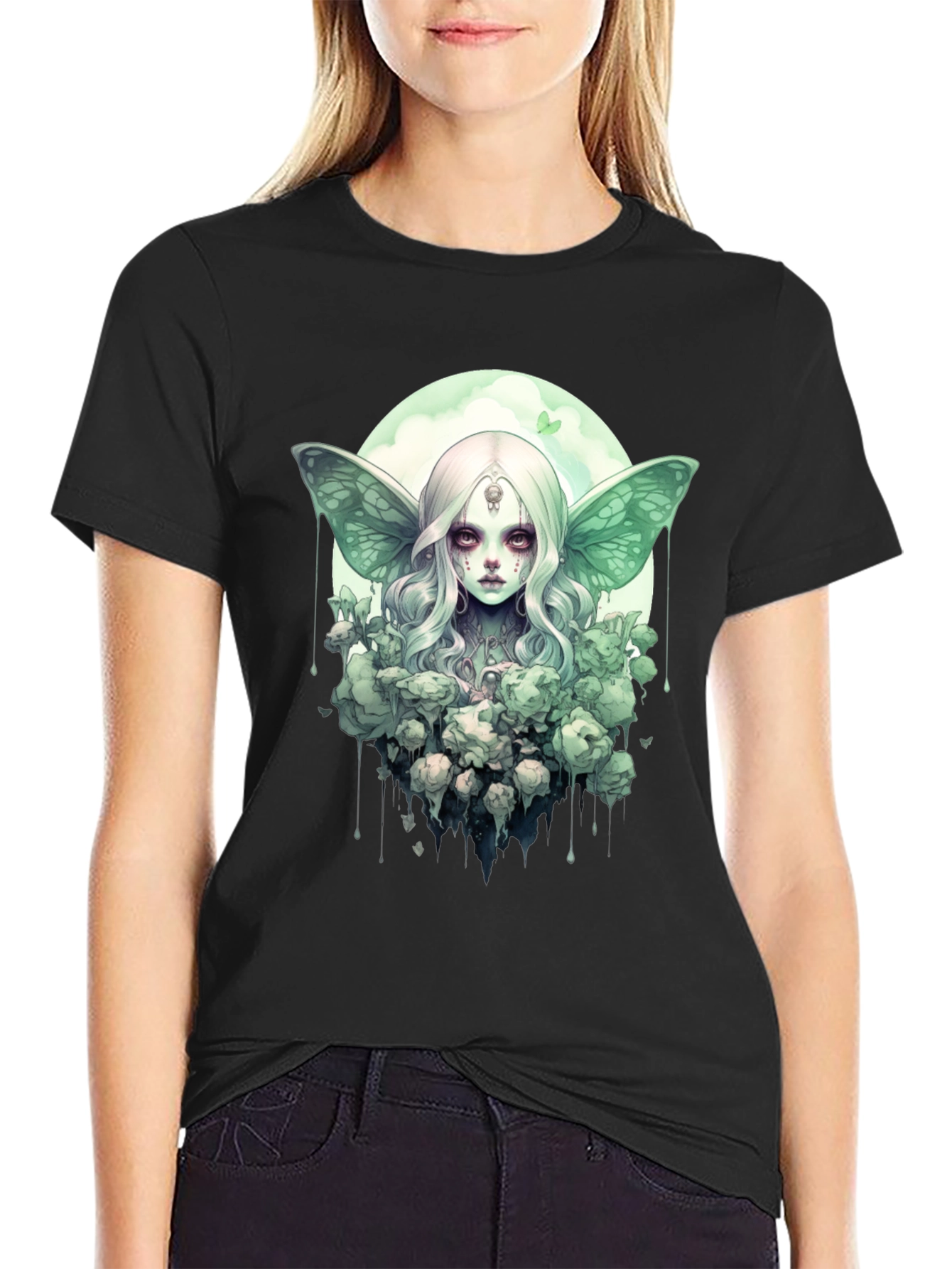 Gothic Fairy T-Shirt - Unique Dark Fantasy Tee