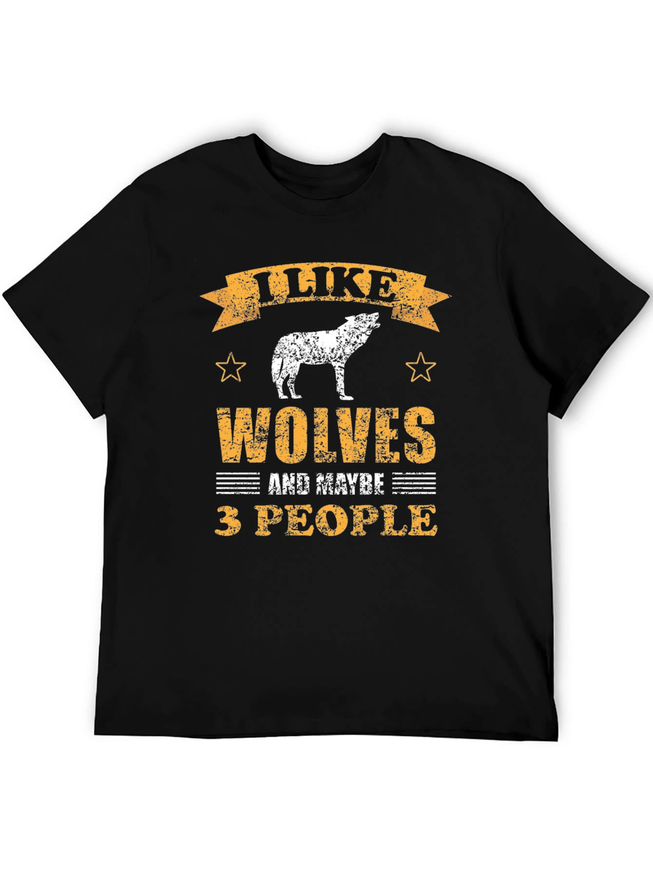 I Like Wolves T-Shirt - Funny Animal Lover Tee