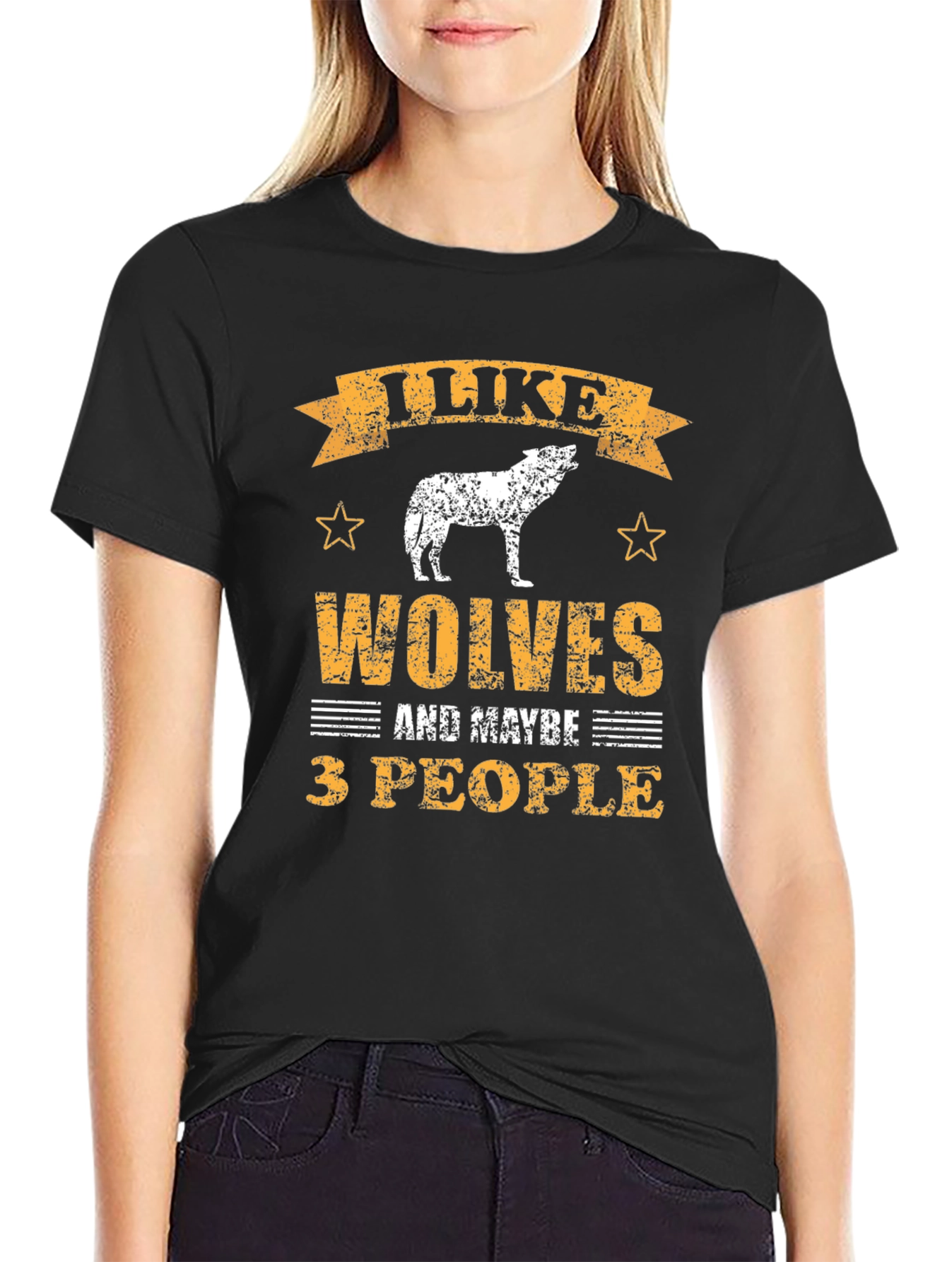I Like Wolves T-Shirt - Funny Animal Lover Tee