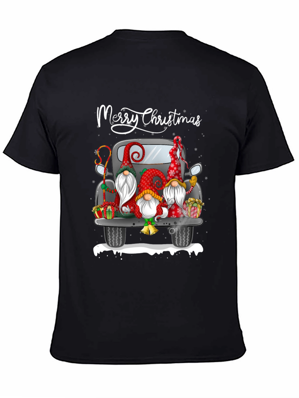 Merry Christmas Gnome Truck T-Shirt