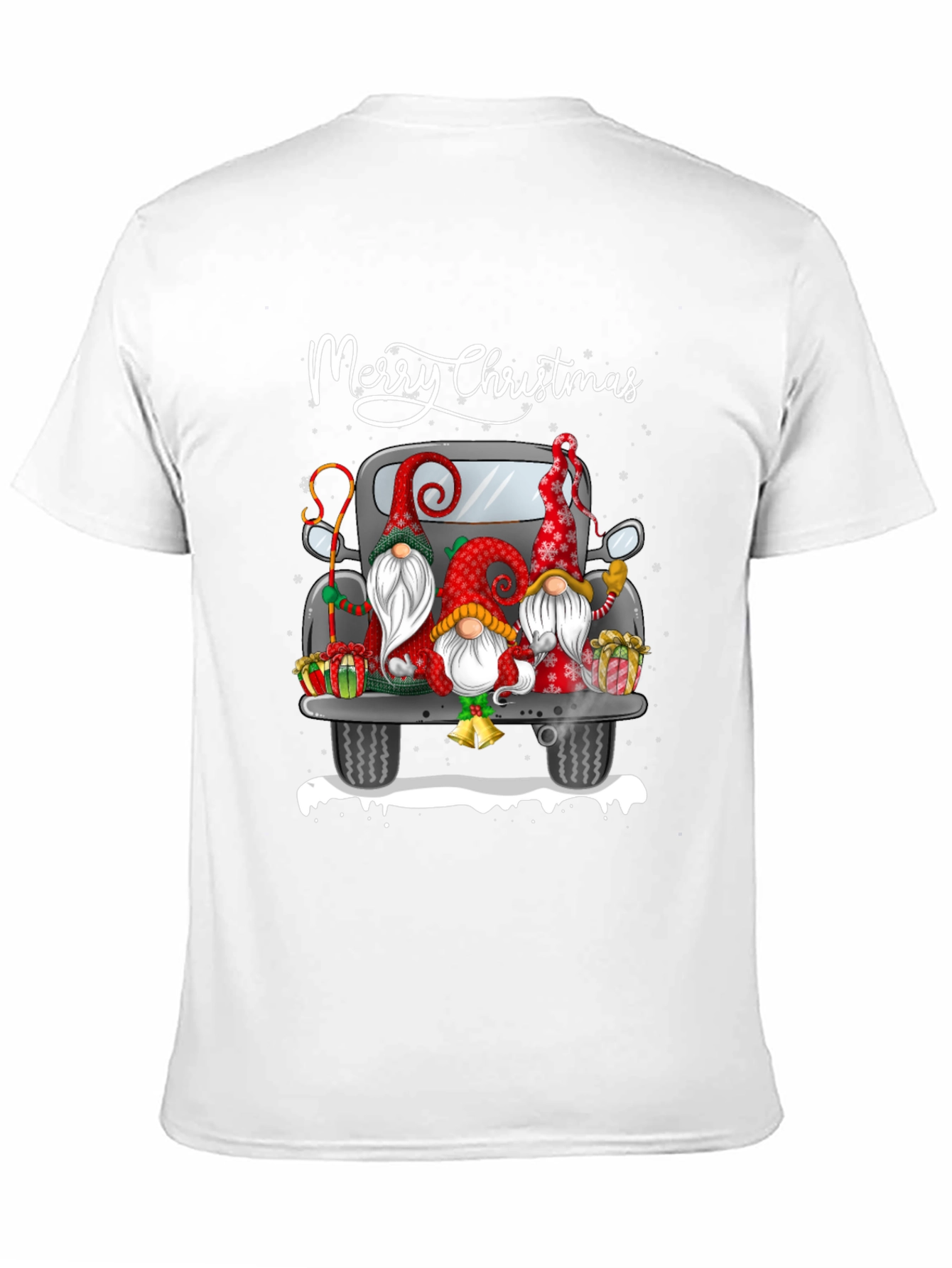 Merry Christmas Gnome Truck T-Shirt
