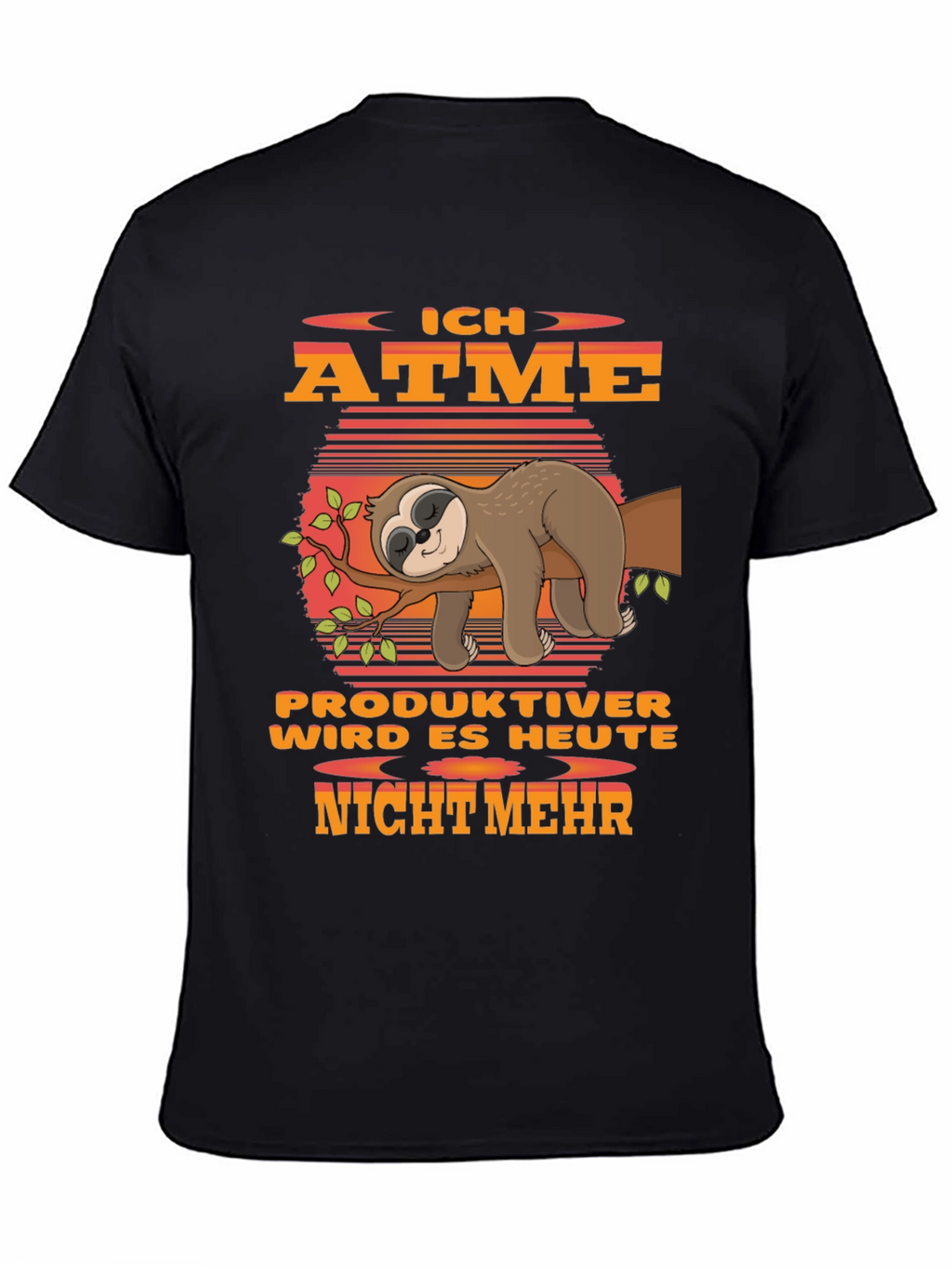 Ich Atme Sloth Graphic T-Shirt