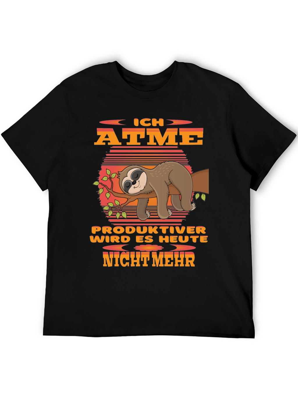 Ich Atme Sloth Graphic T-Shirt