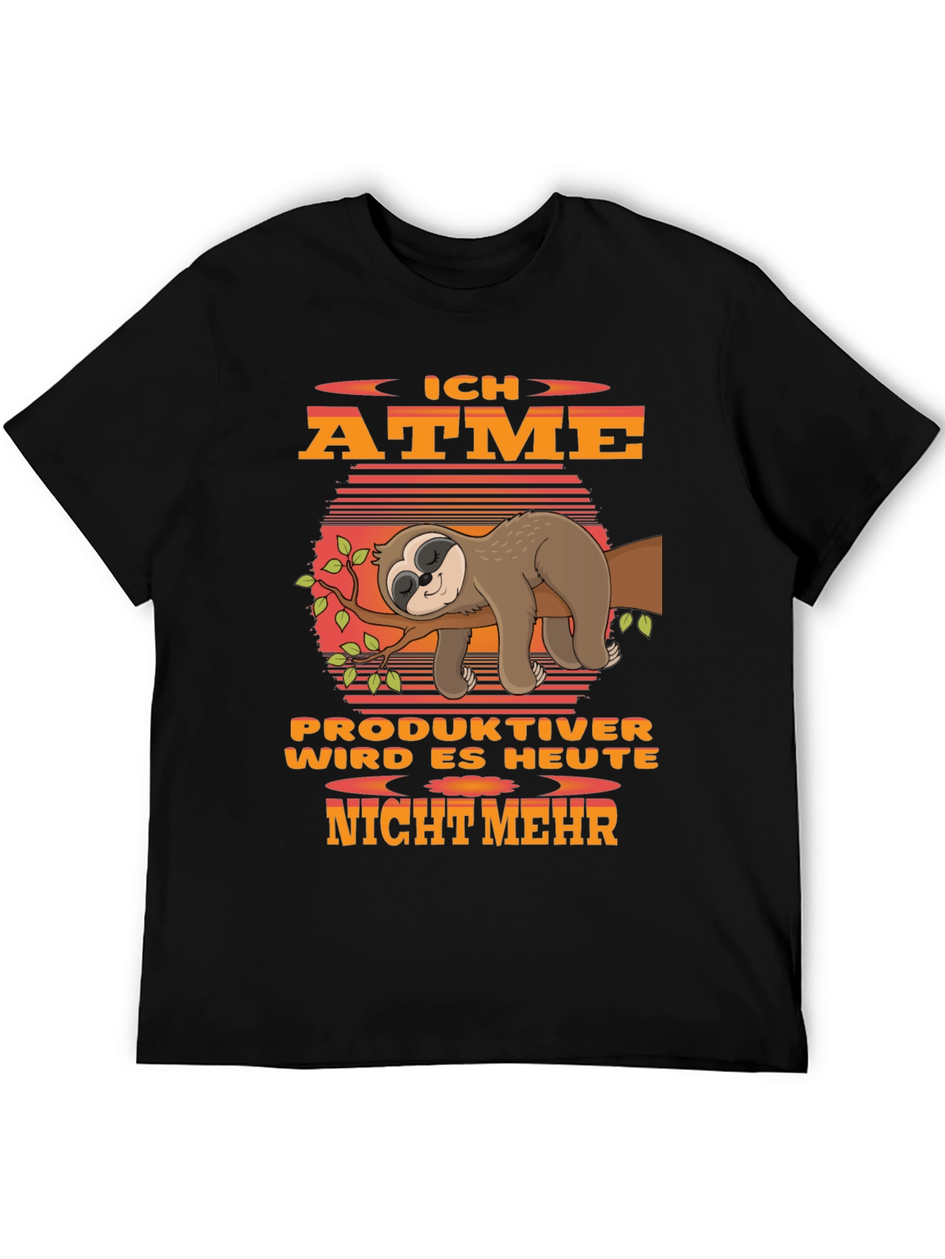 Ich Atme Sloth Graphic T-Shirt