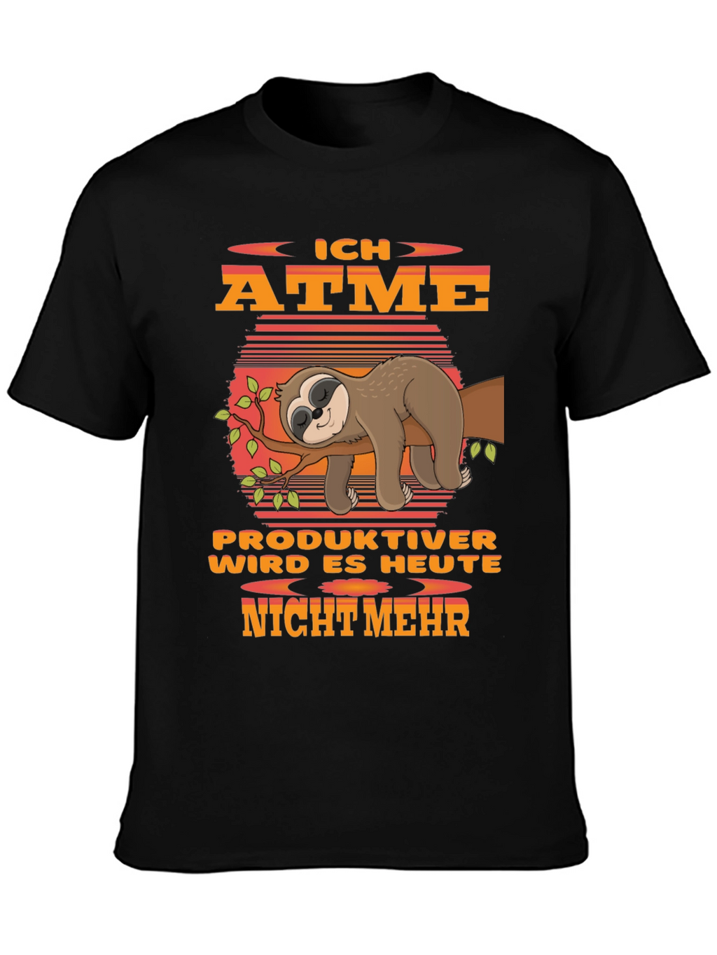 Ich Atme Sloth Graphic T-Shirt