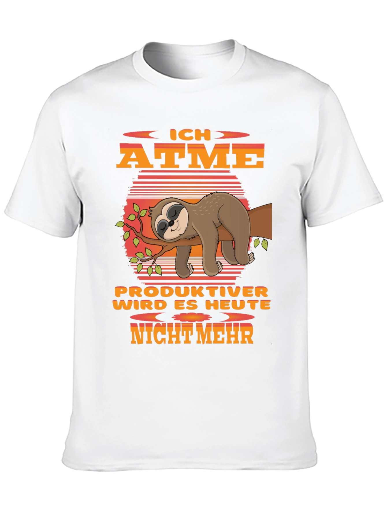 Ich Atme Sloth Graphic T-Shirt