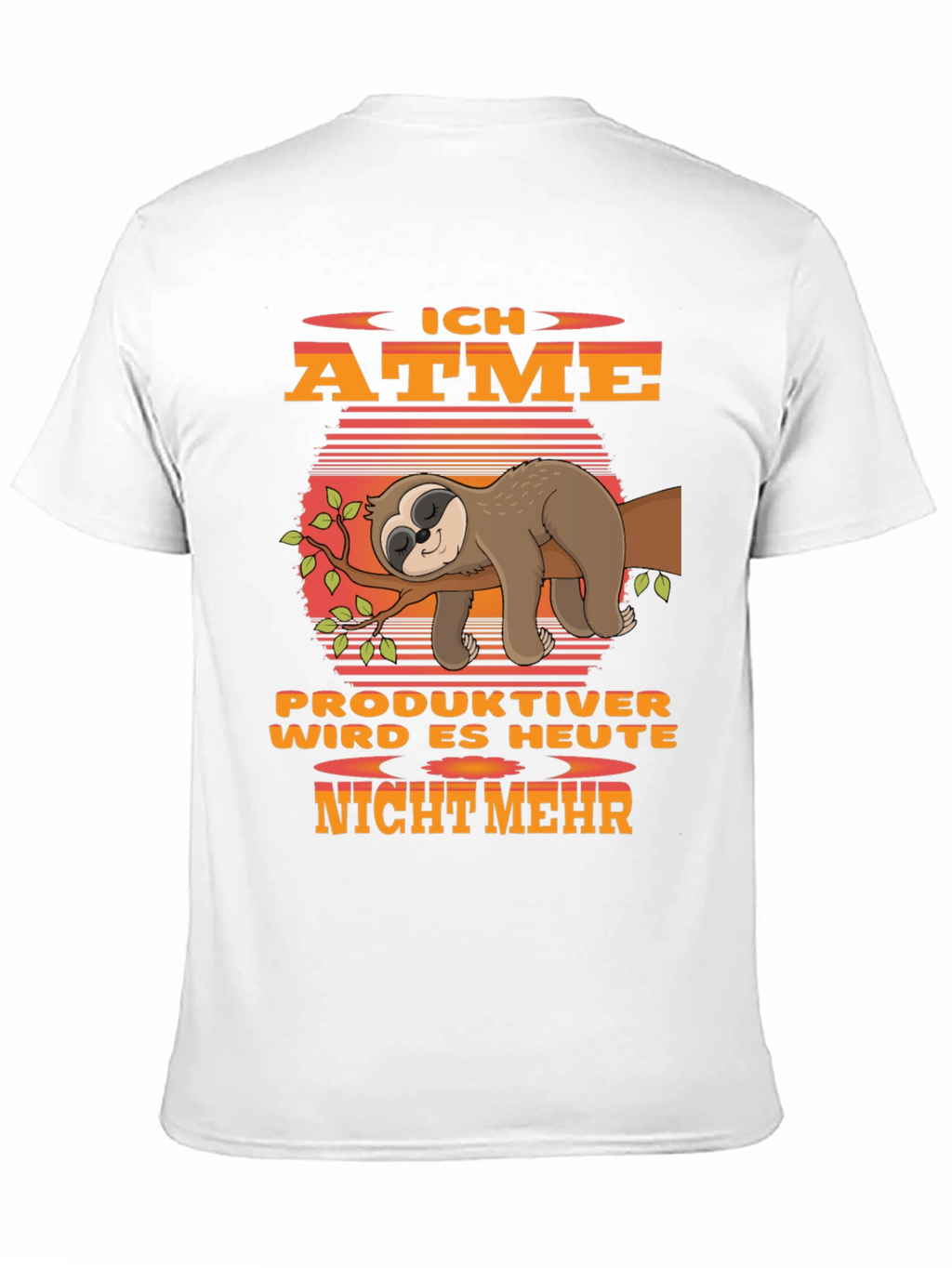 Ich Atme Sloth Graphic T-Shirt
