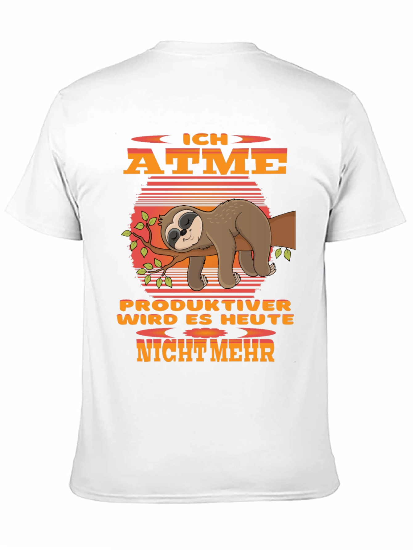 Ich Atme Sloth Graphic T-Shirt