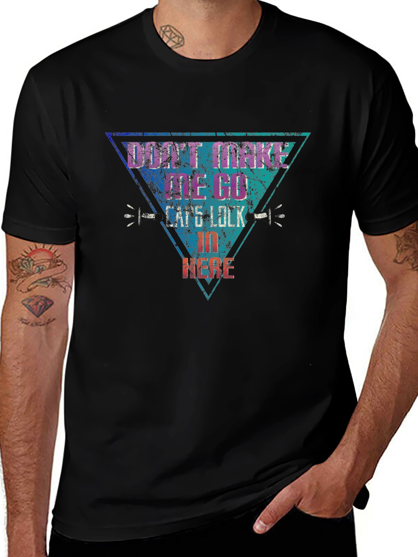 Dont Make Me Go Cafe Lock In Here T-Shirt