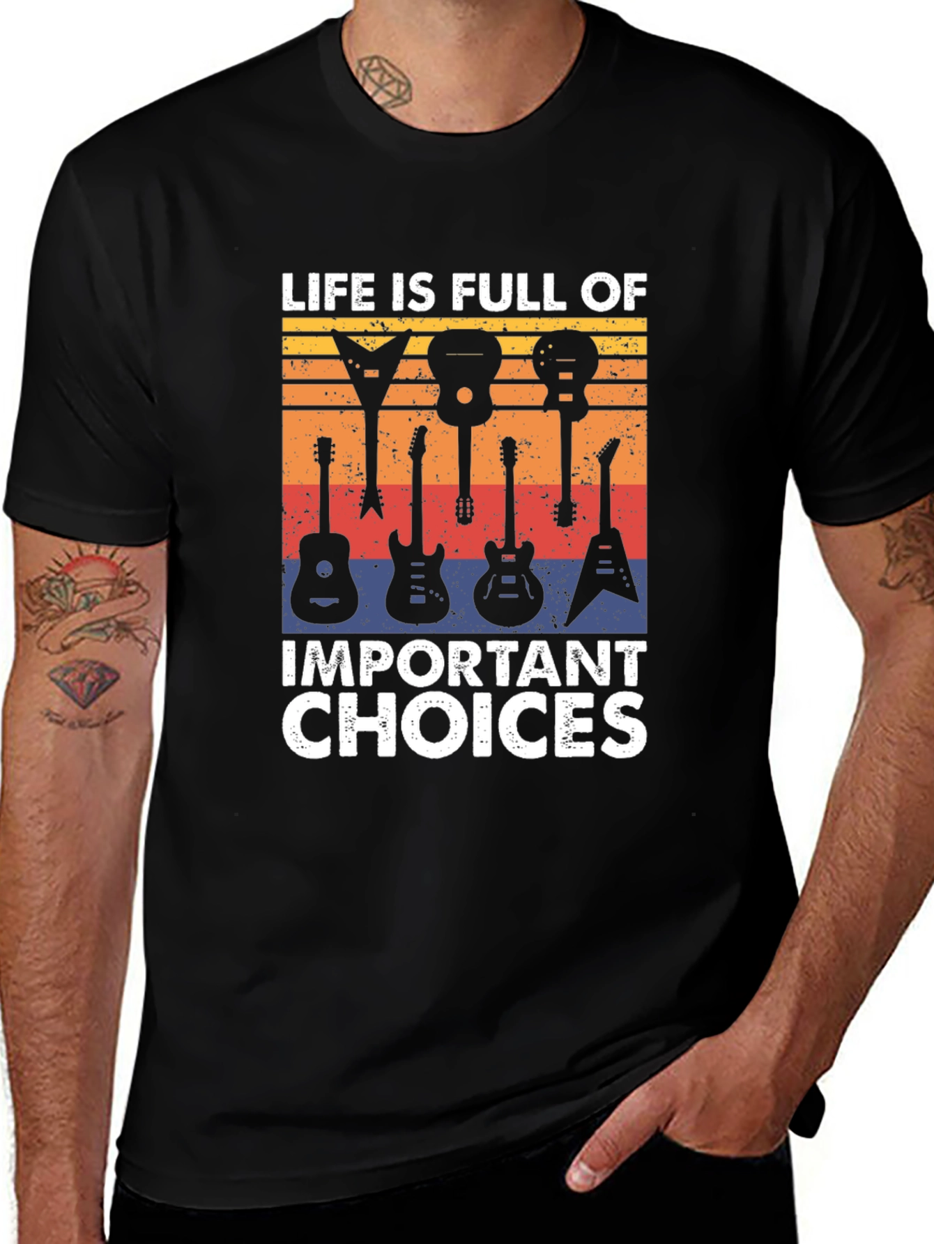 Guitar Choices T-Shirt: Lifes Full of Important Choices!