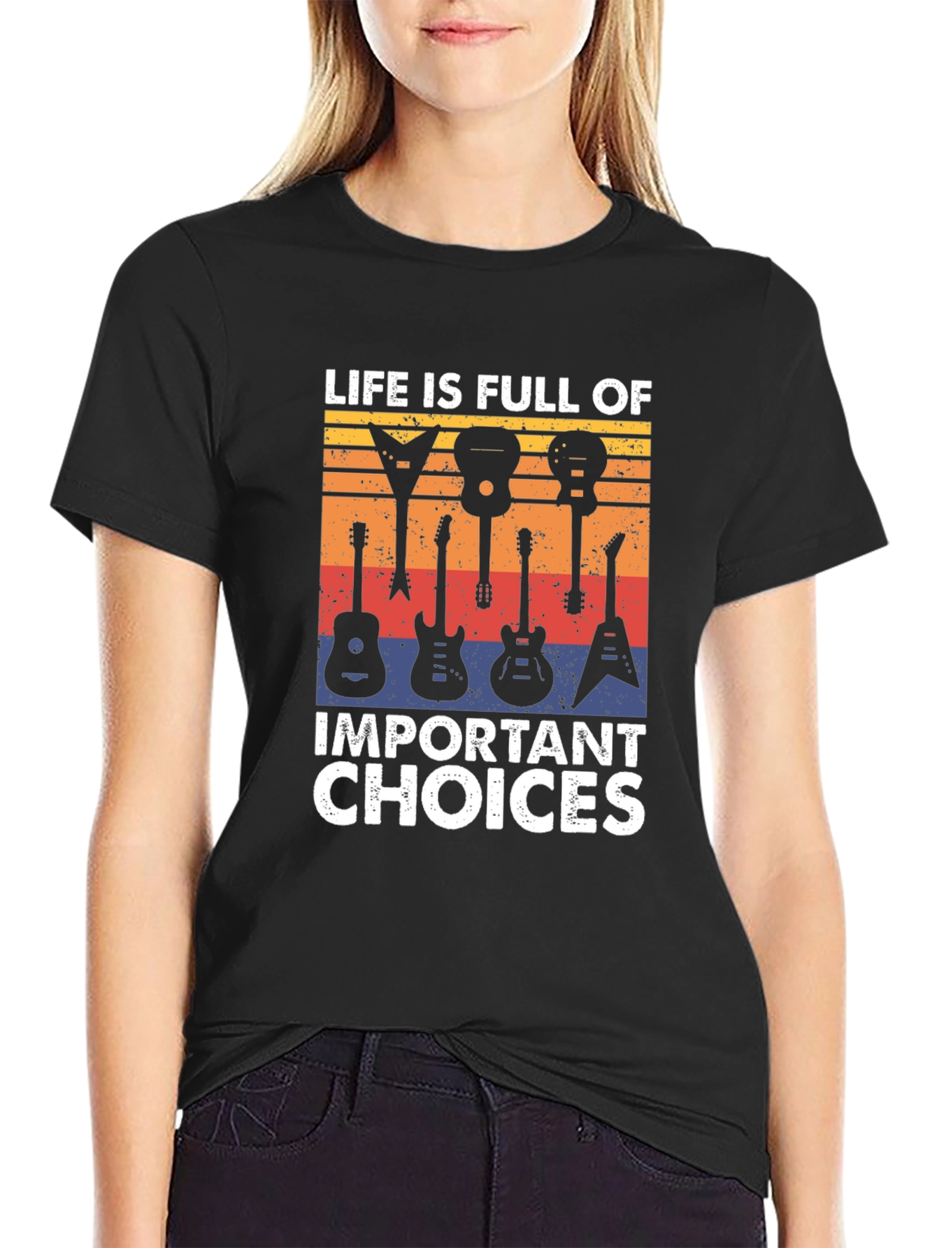Guitar Choices T-Shirt: Lifes Full of Important Choices!