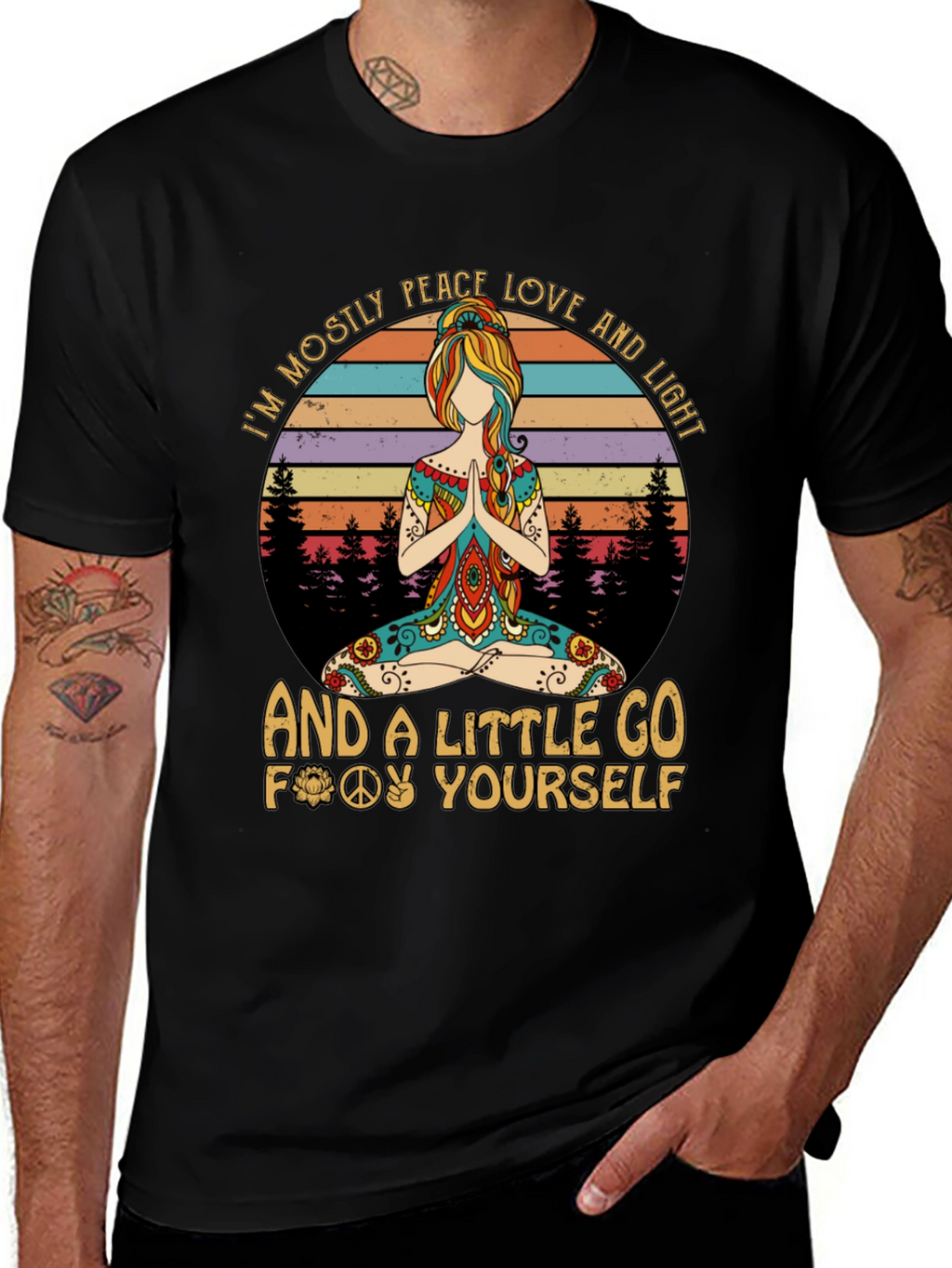 Peace Love Light Go Yourself T-Shirt