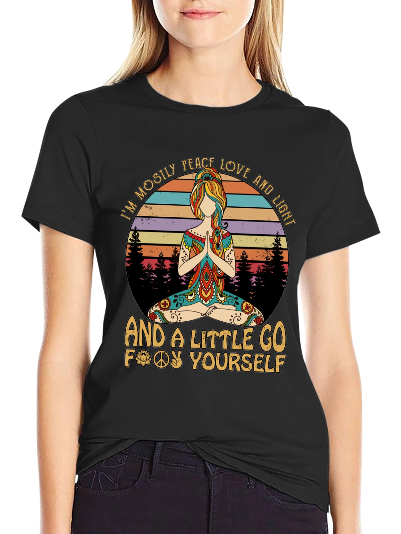 Peace Love Light Go Yourself T-Shirt