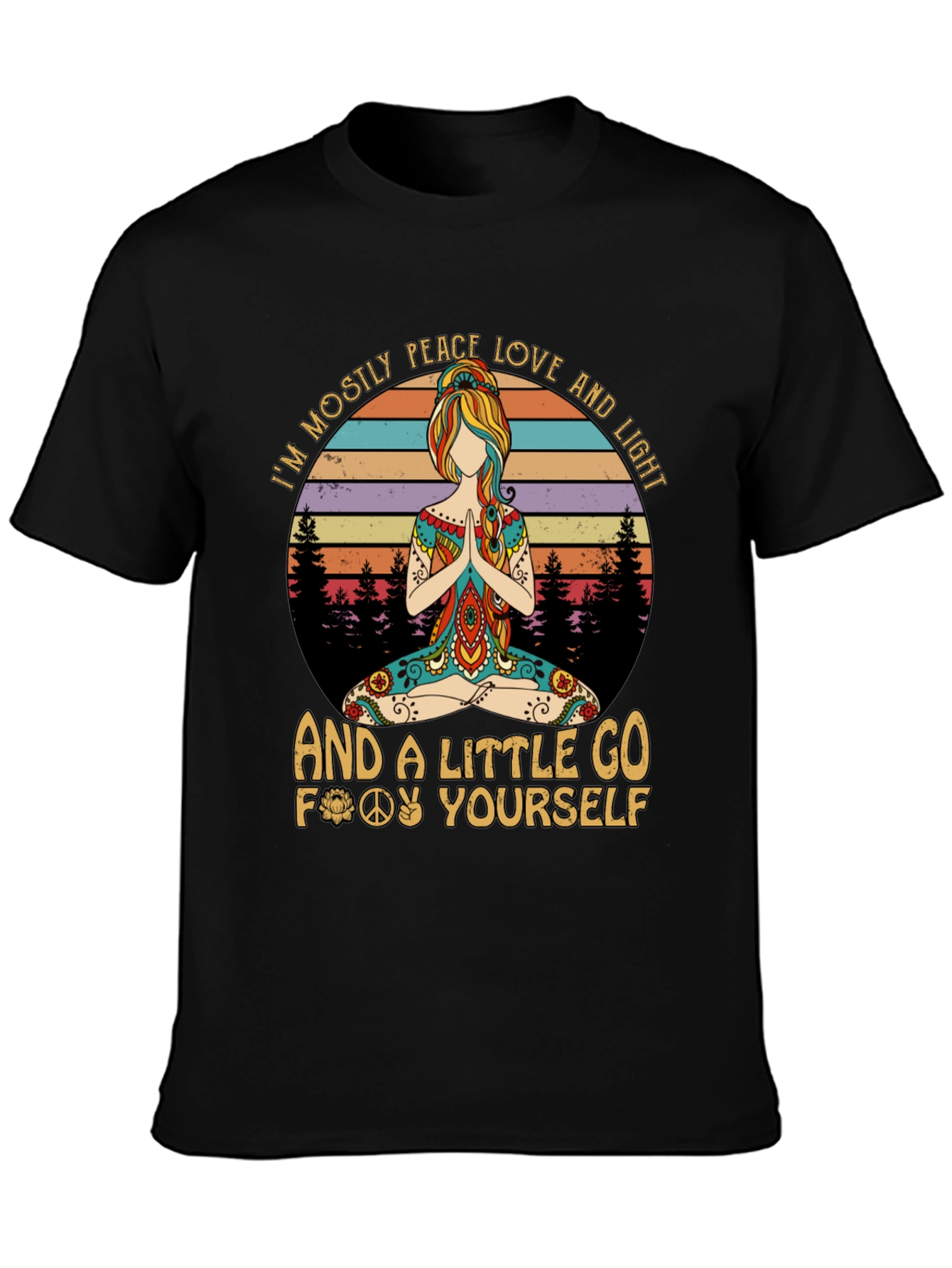 Peace Love Light Go Yourself T-Shirt