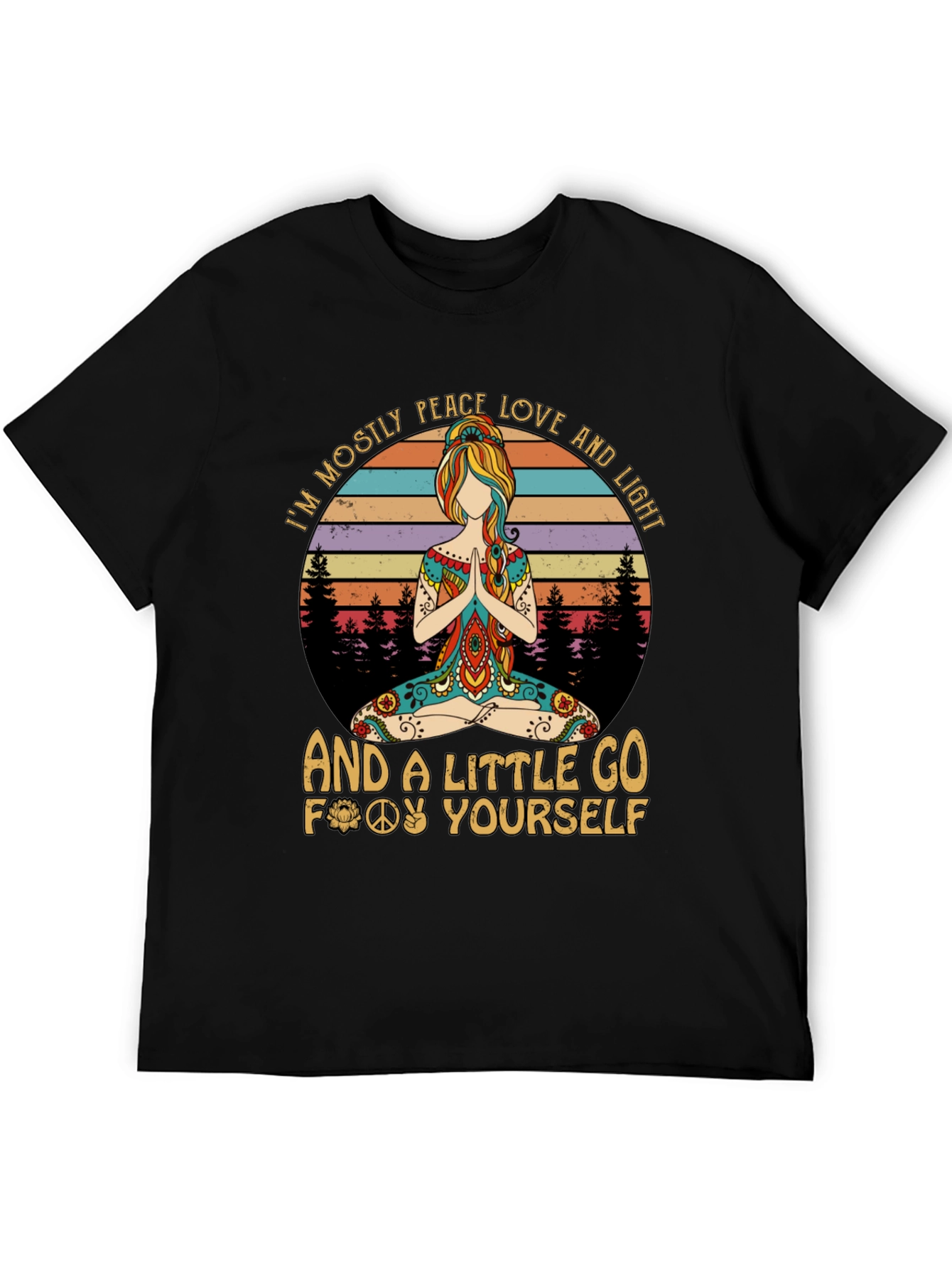Peace Love Light Go Yourself T-Shirt