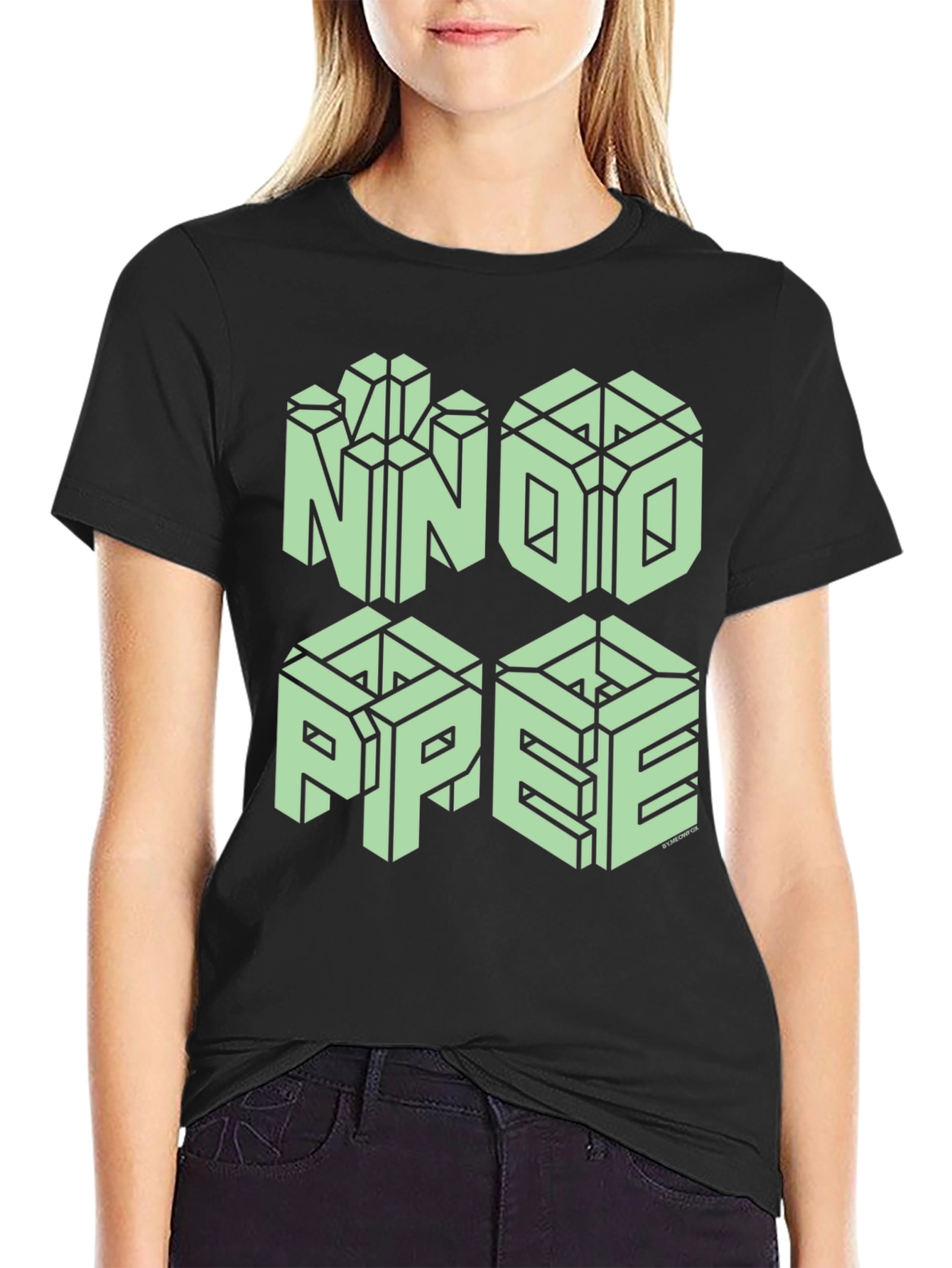 Optical Illusion Graphic T-Shirt - Funny Wordplay Tee